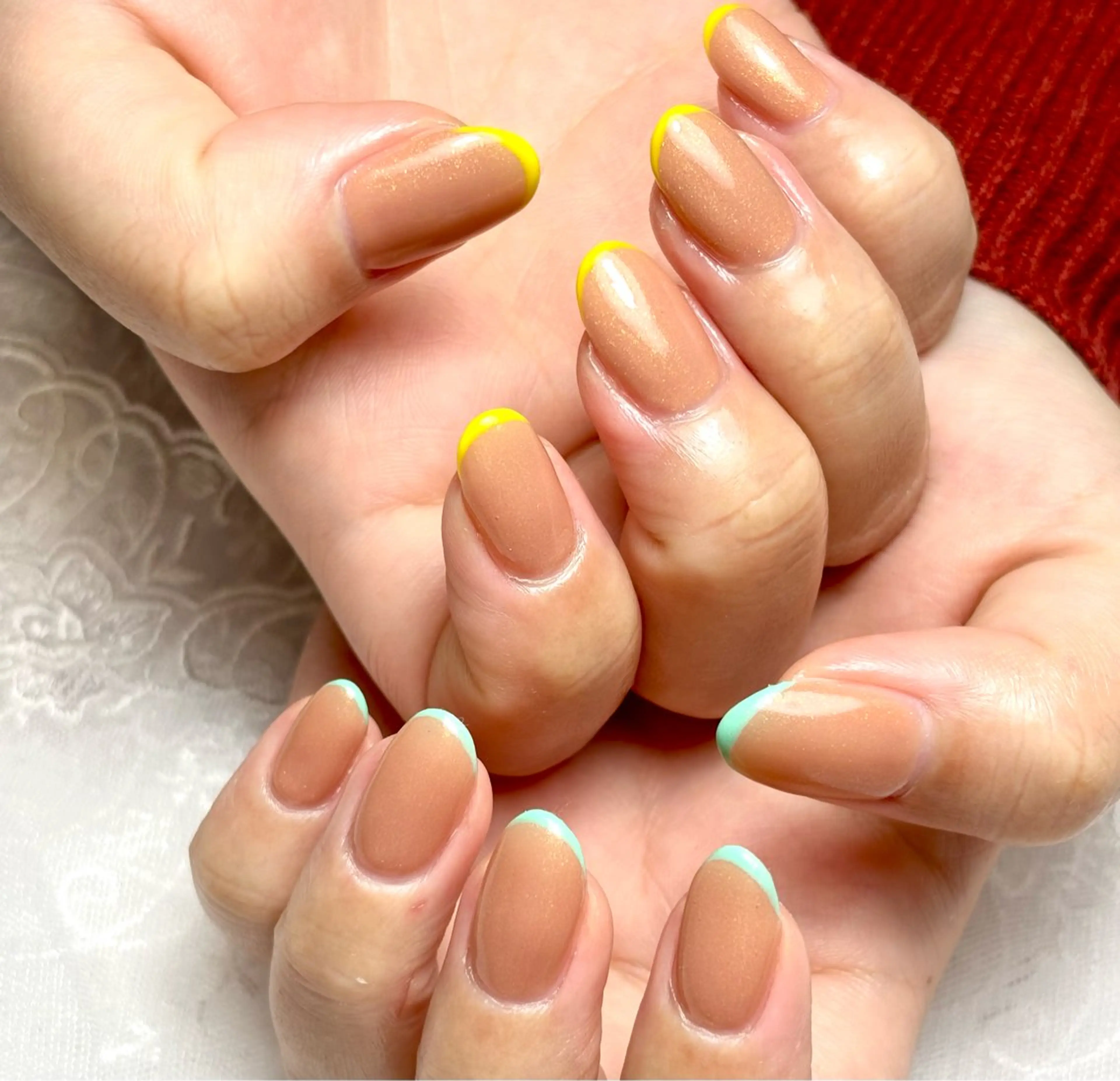 ネイル フレンチネイル ハンドネイル Belle　ネイル＆ ホワイトニングサロンのネイルデザイン