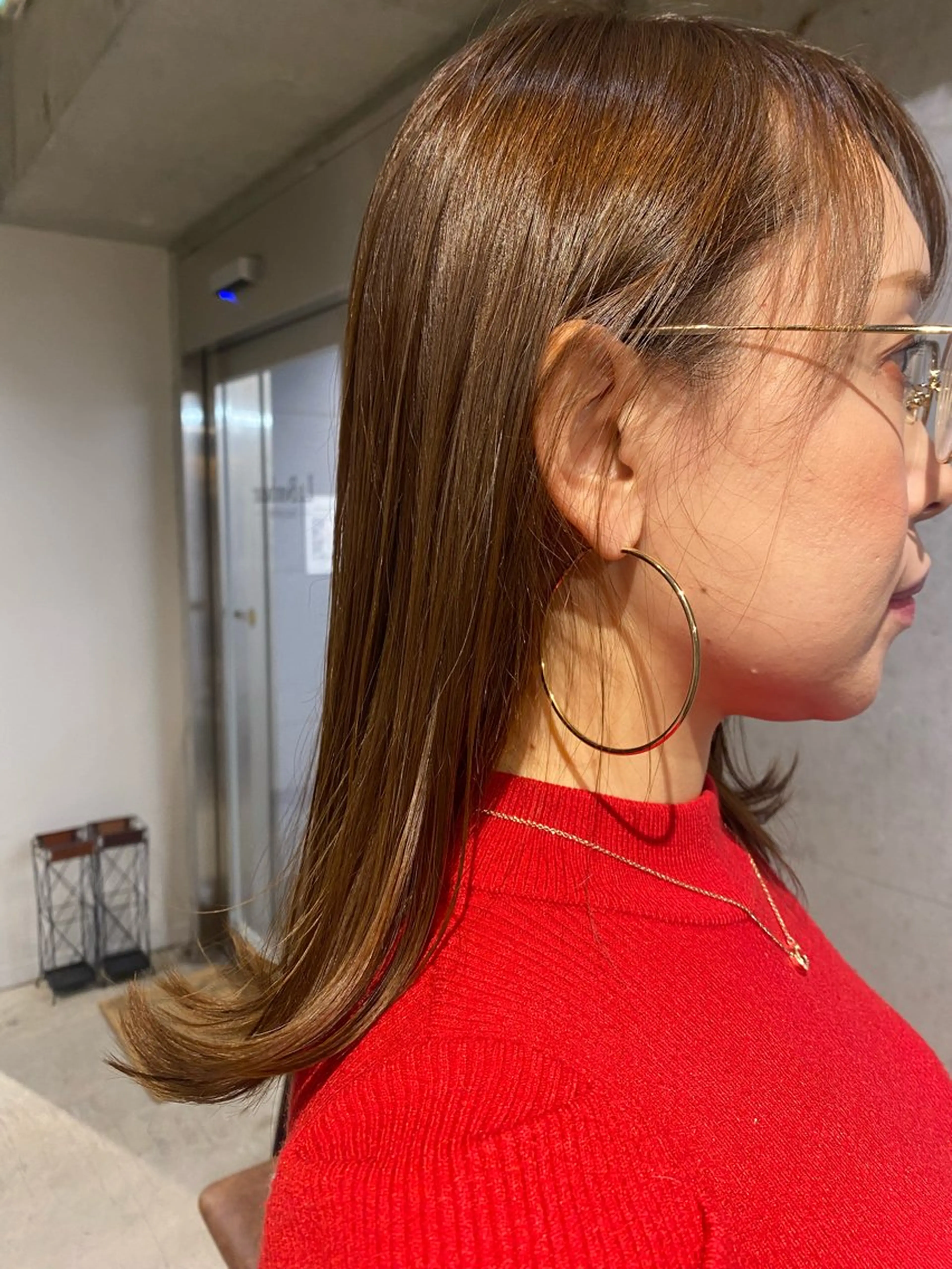 セミロング 海外風レイヤー🥥 NANAのヘアスタイル