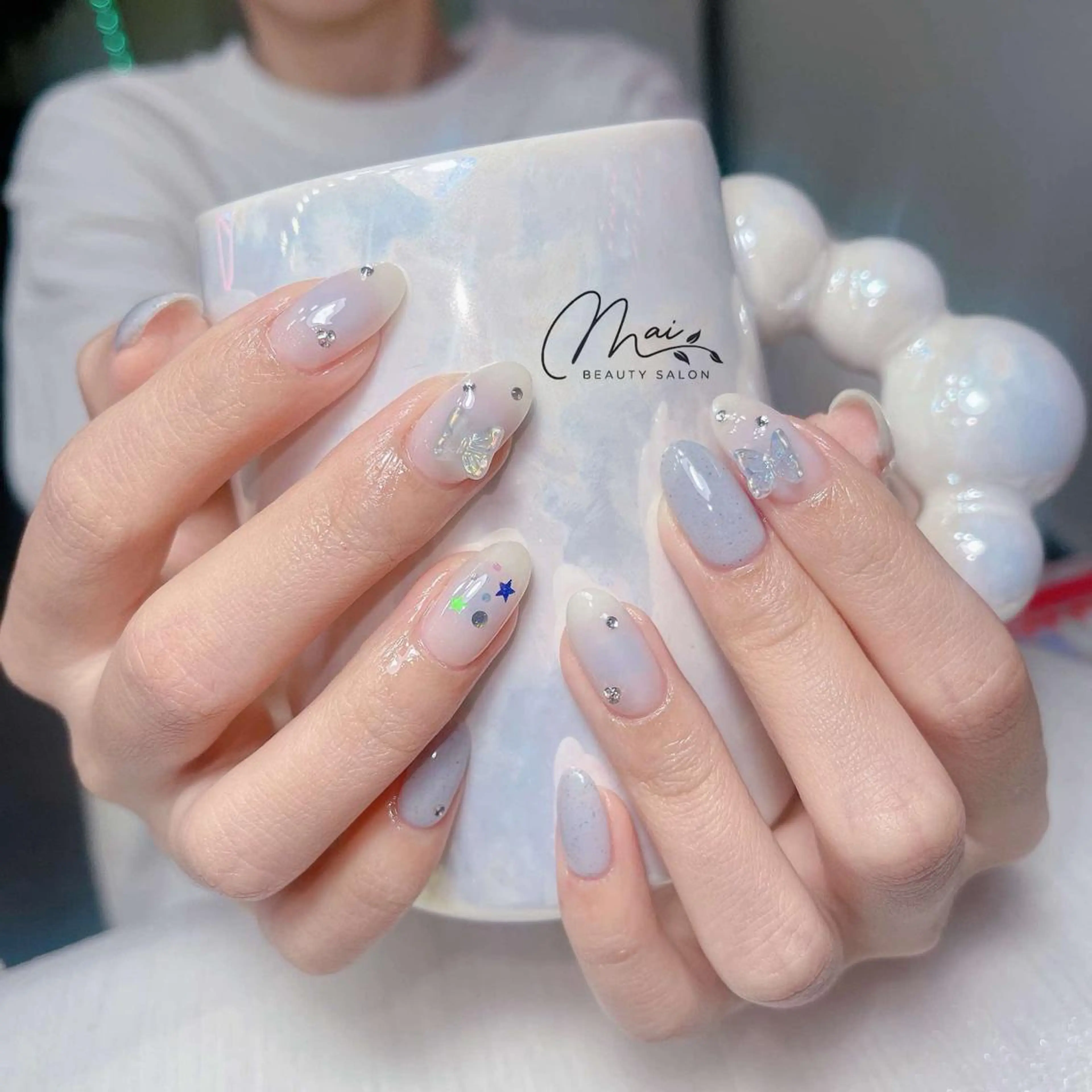 ネイル ジェルネイル パラジェル ワンホンネイル MaiBeauty To  Toのネイルデザイン