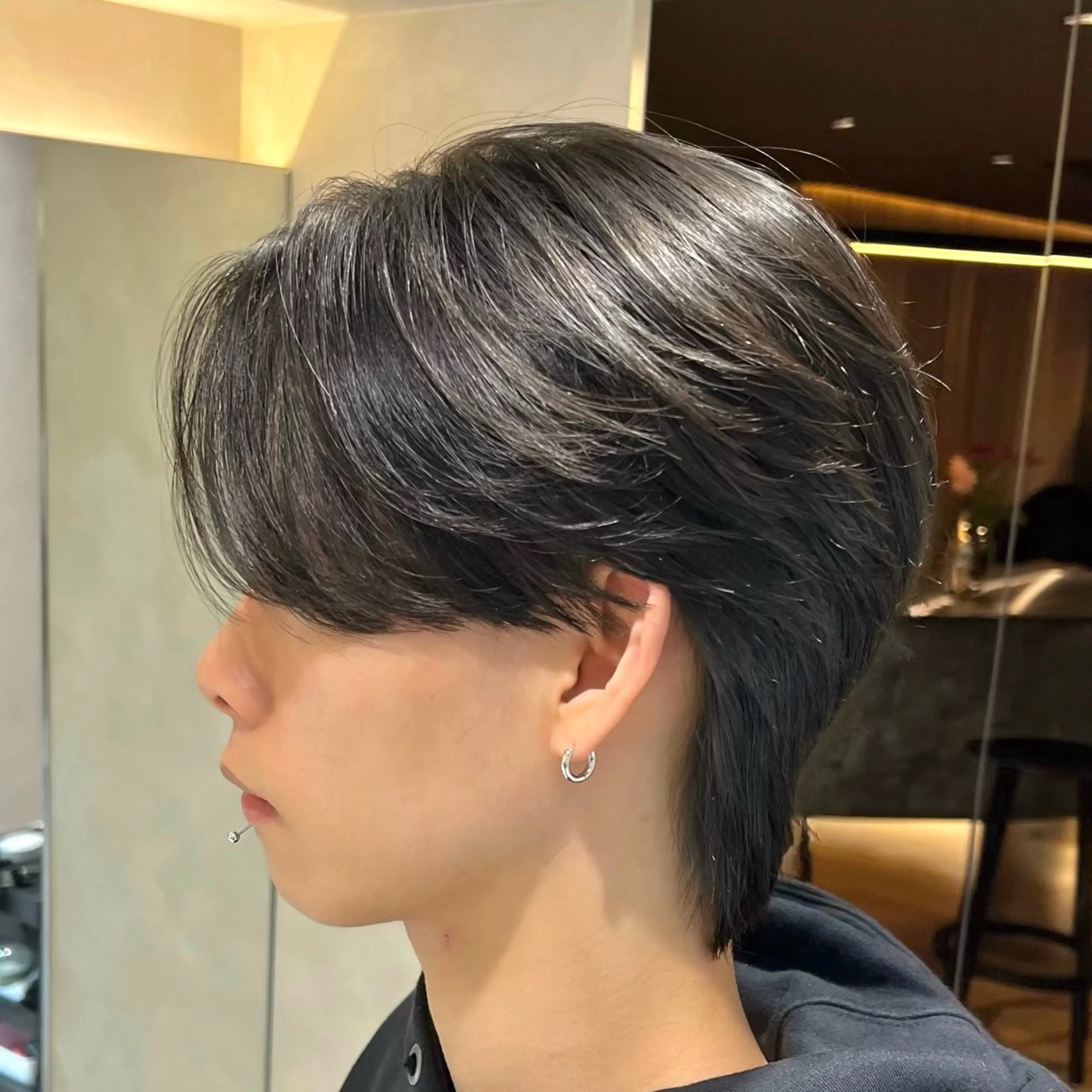 メンズ カルマパーマ メンズ韓国風 メンズパーマ カット トリートメント ヘッドスパ 【メンズ特化✨】 縮毛矯正/千原涼麻のヘアスタイル