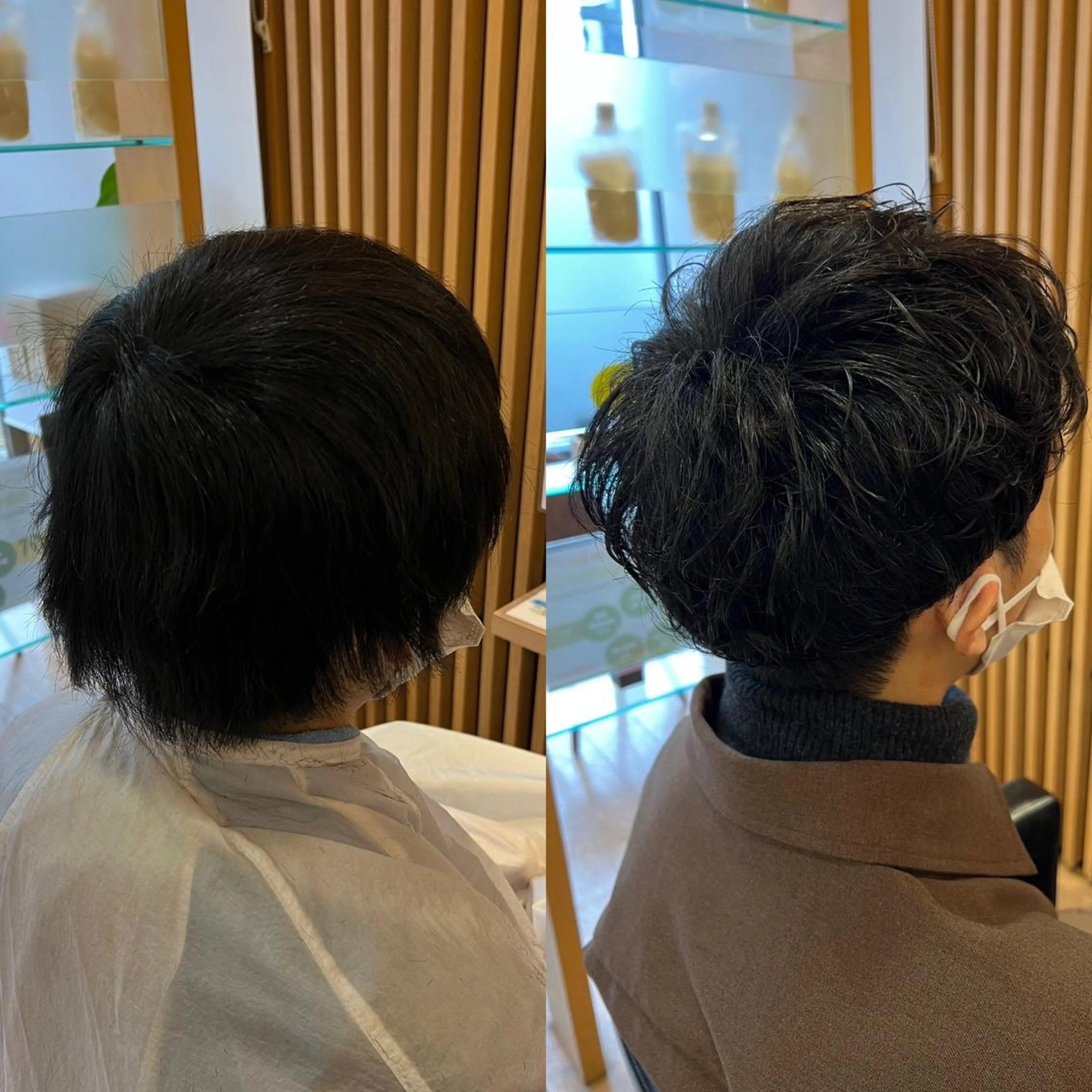 ショート パーマ メンズ 美容室LA BEAU所属・美容室 LA BEAUのヘアスタイル