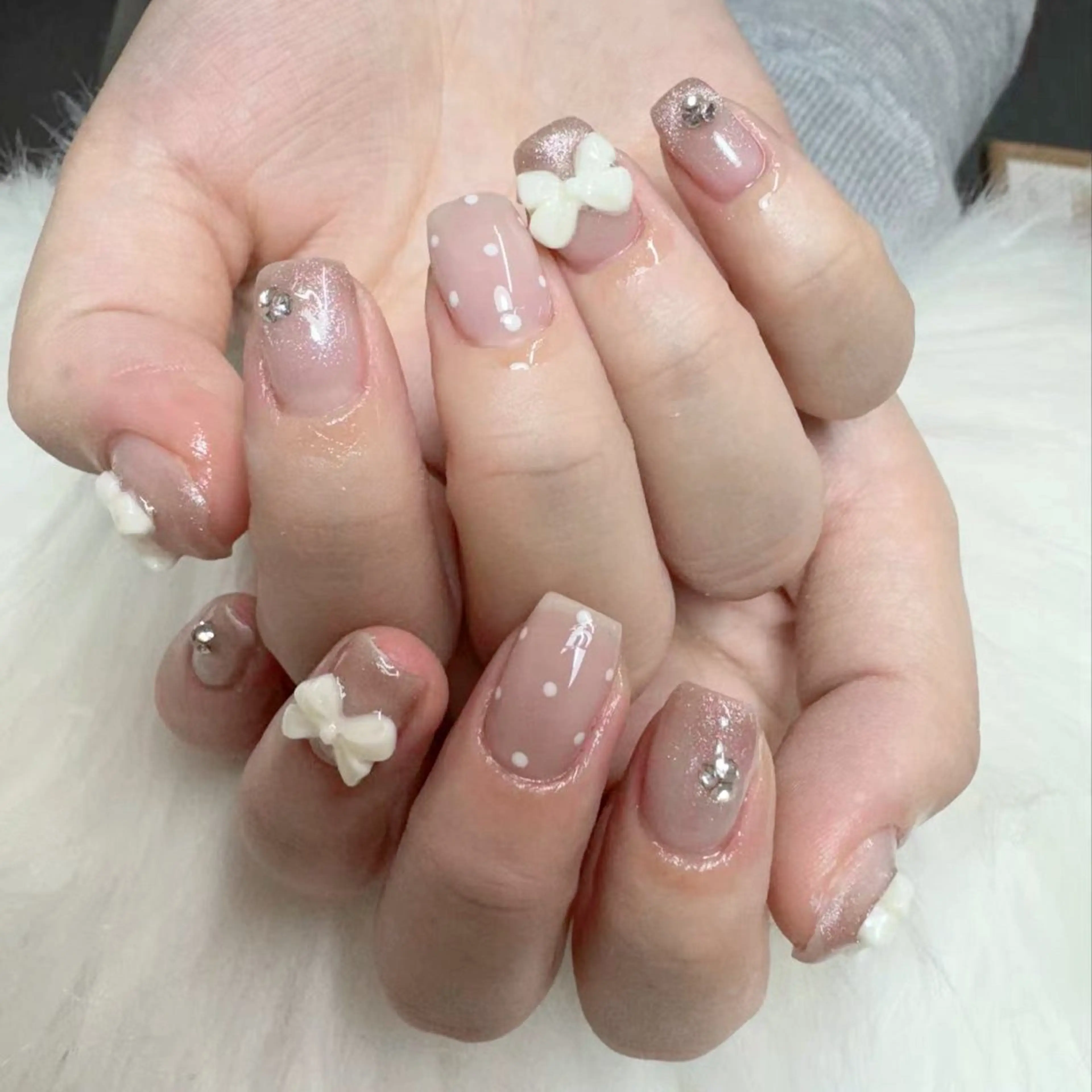 ネイル ハンドネイル 🎀 Lemode ワンホンネイル🎀のネイルデザイン