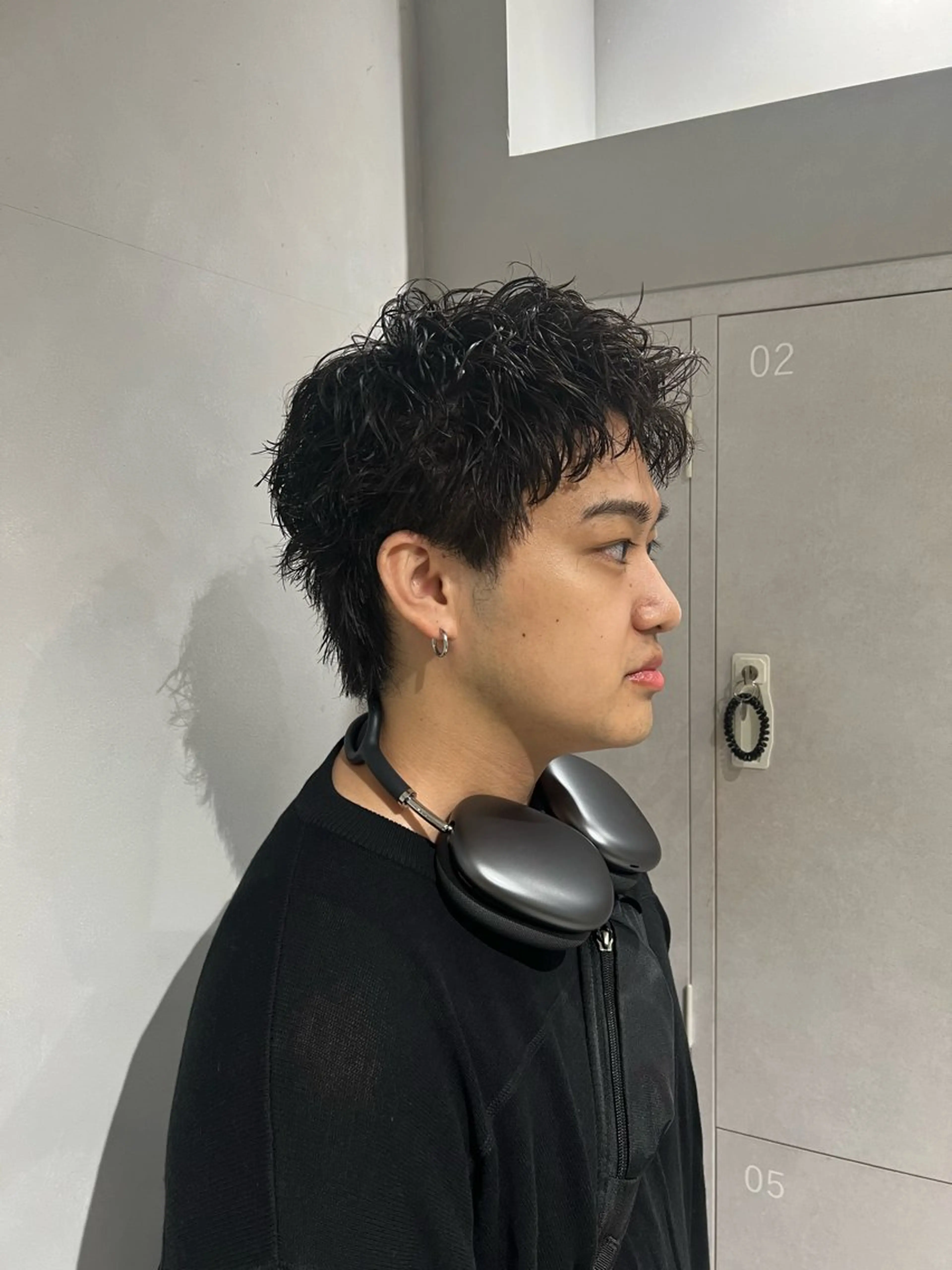 パーマ メンズ メンズカット松戸/韓 国/メンズパーマ航太のヘアスタイル