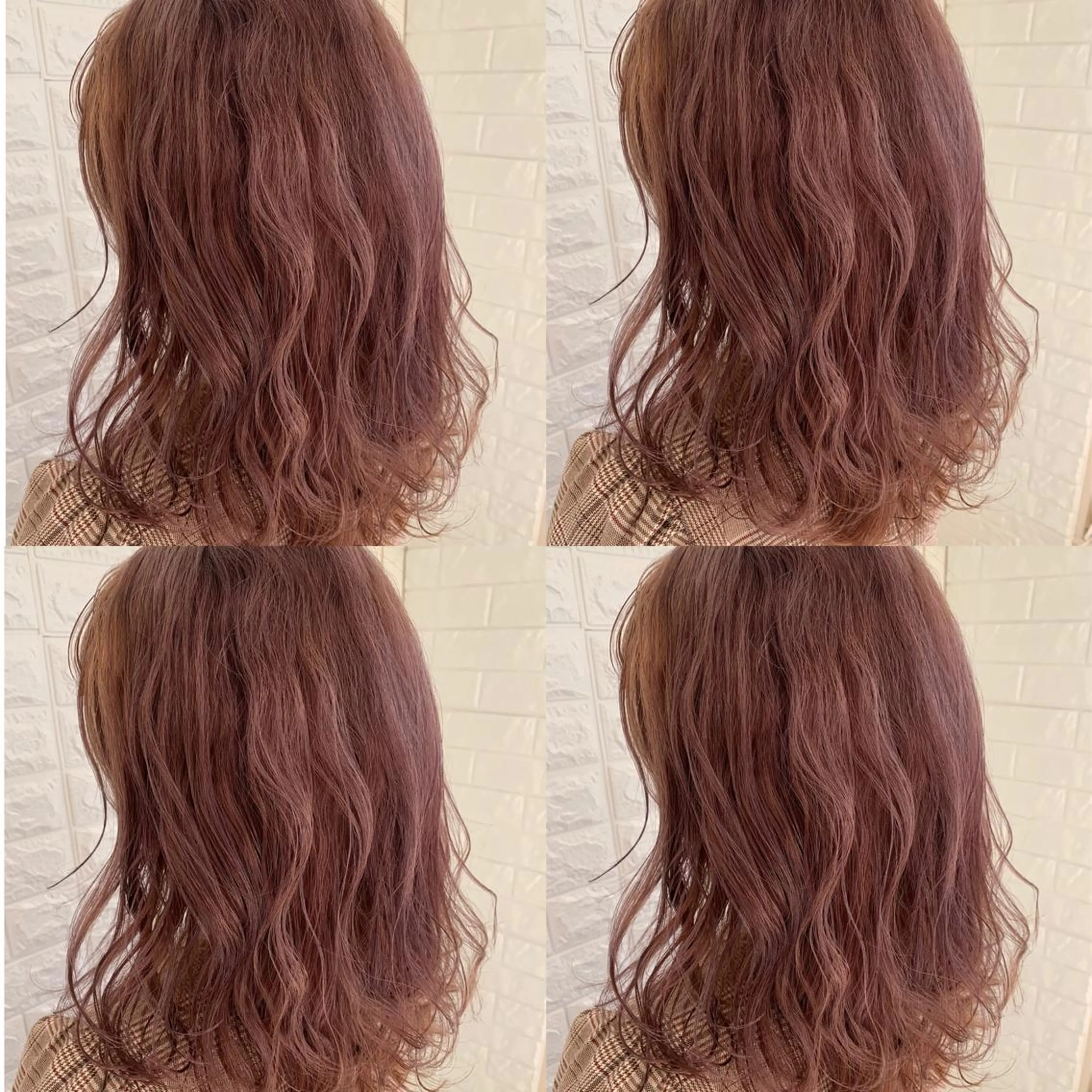 セミロング カラー ブリーチ ラベンダーカラー ピンクカラー ピンクラベンダー ヘアカラー トリートメント ハイトーン/ブリーチ 山崎　悠次のヘアスタイル