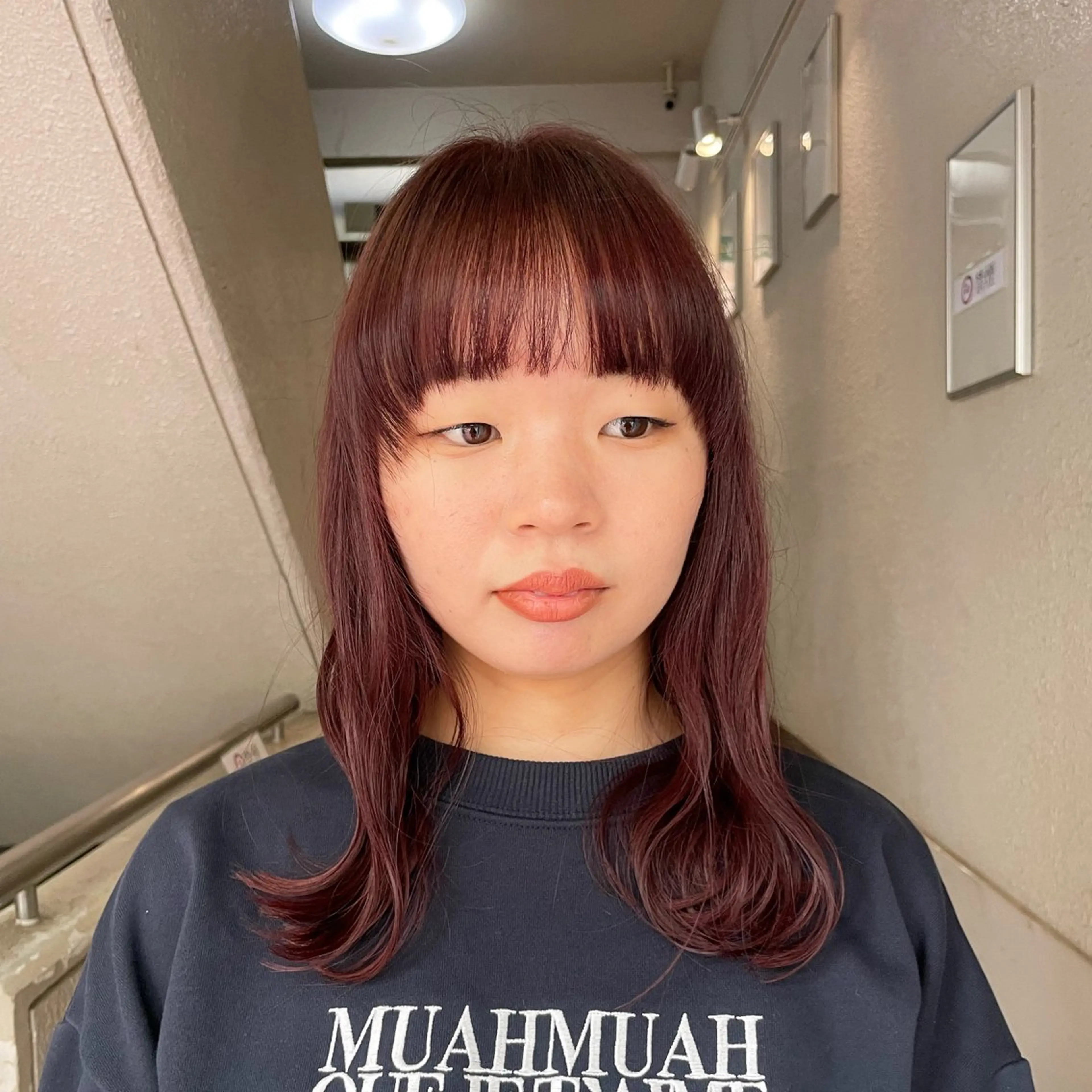 セミロング カラー カット ヘアカラー こいき/ブラウン・ 暖色/艶カラー🎀✨のヘアスタイル