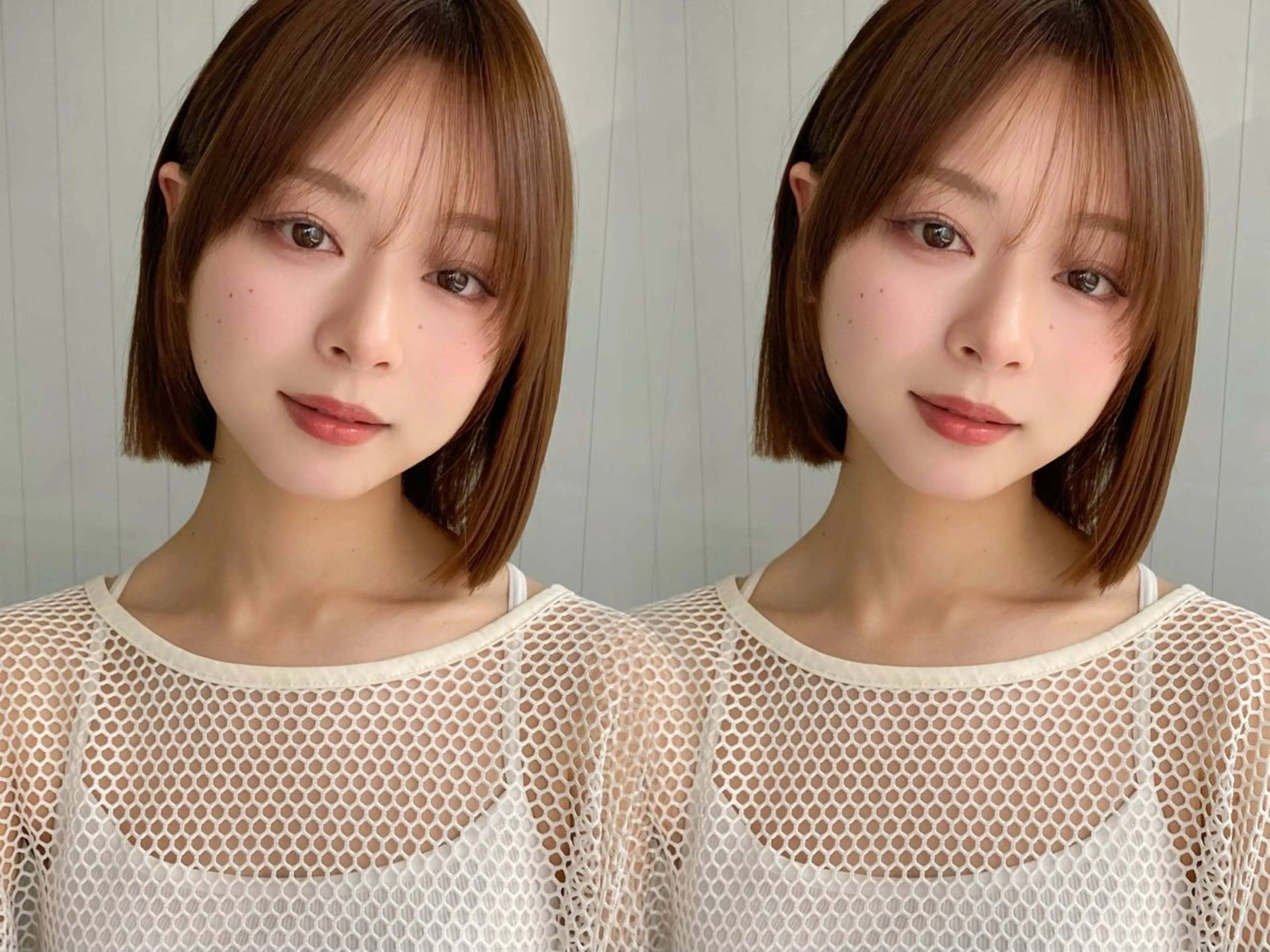 ミディアム カラー ボブ 縮毛矯正 カット ヘアカラー 縮毛矯正 トリートメント etora渋谷店所属・レイヤー×髪質改善✨ 渋谷/佐藤侑哉のヘアスタイル