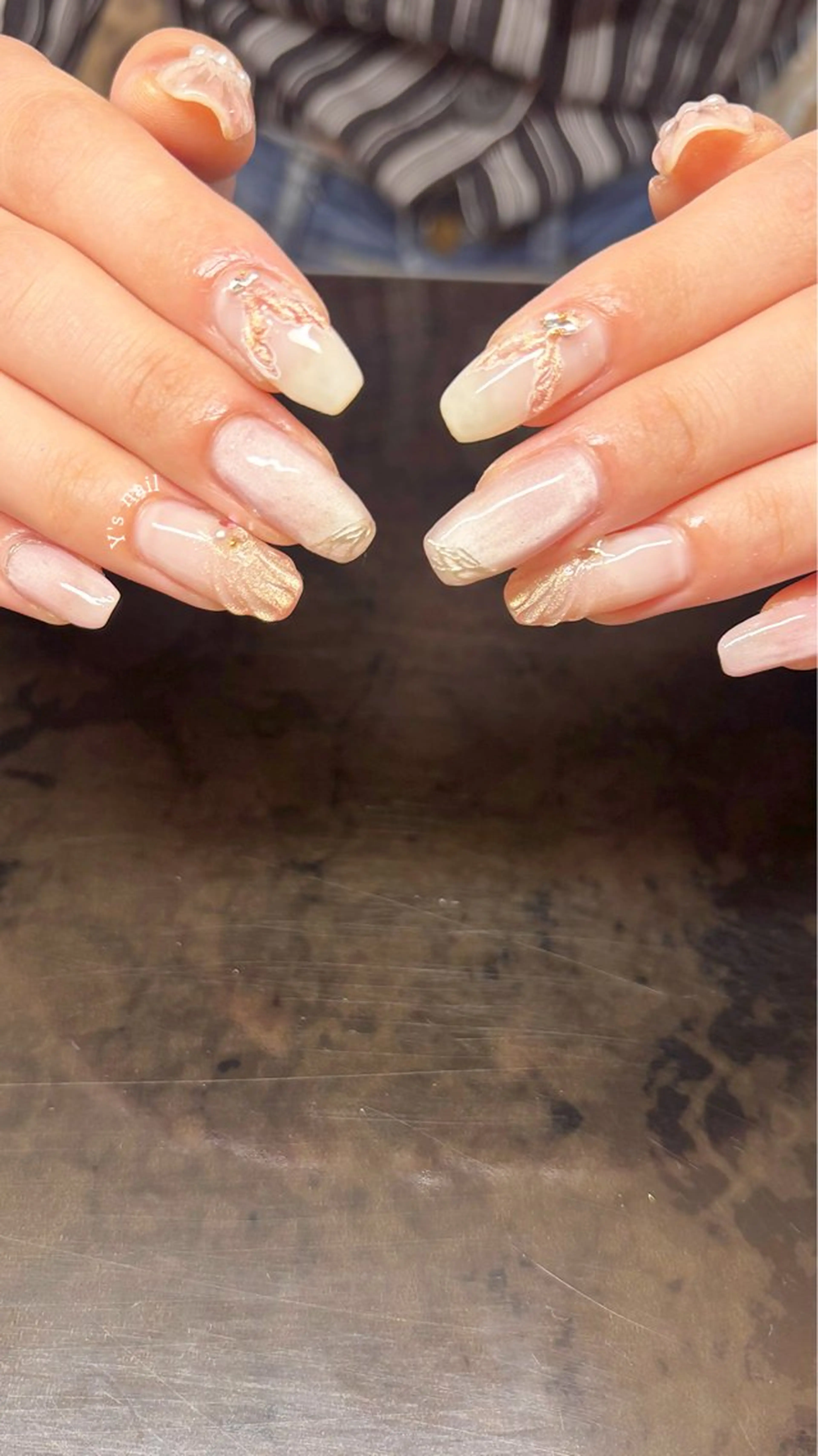 ネイル 夏ネイル ハンドネイル 手書きが得意🖌️ Y’s  nailのネイルデザイン