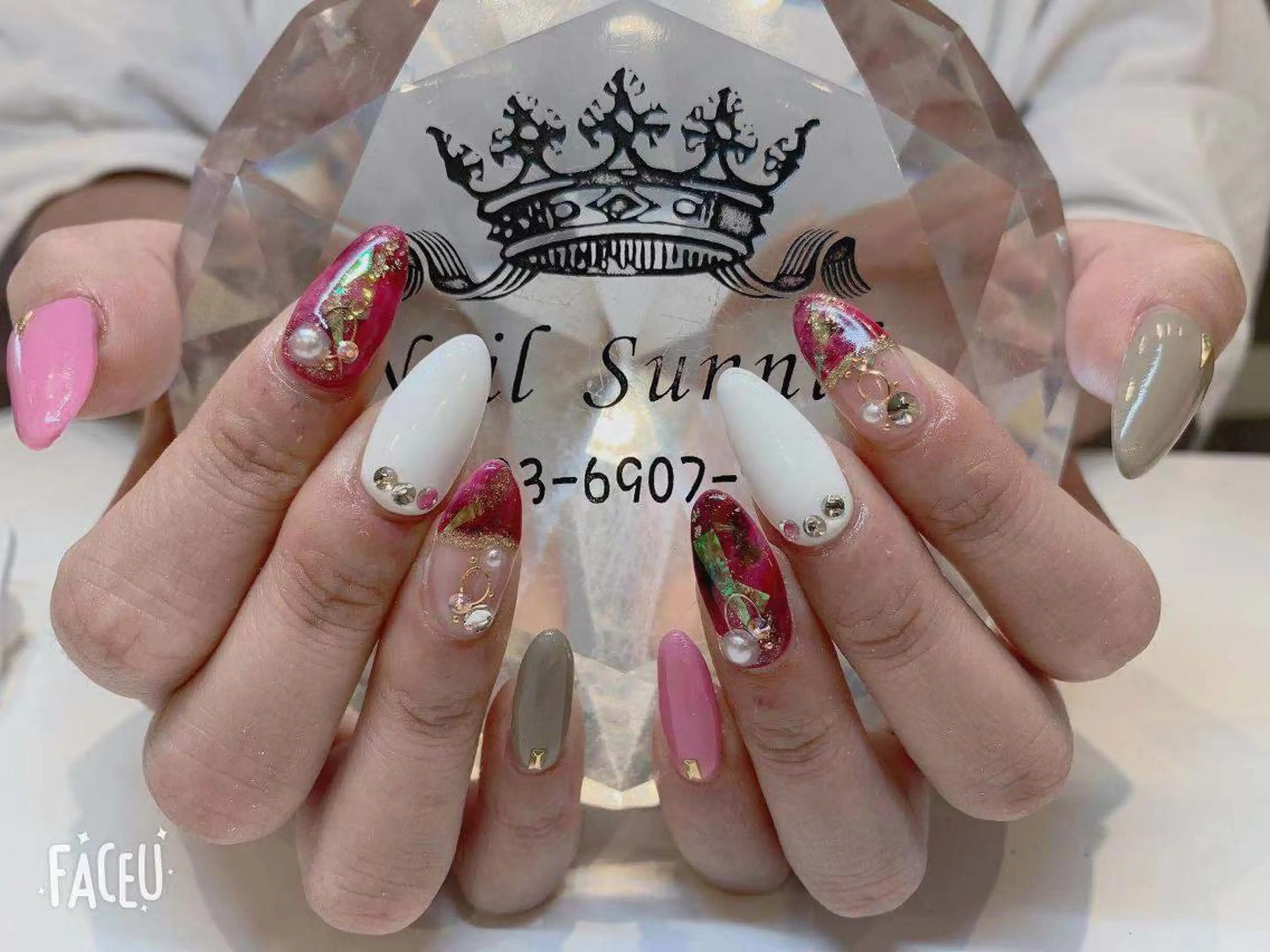 ネイル 長さだし専門店 M2　rikaのネイルデザイン