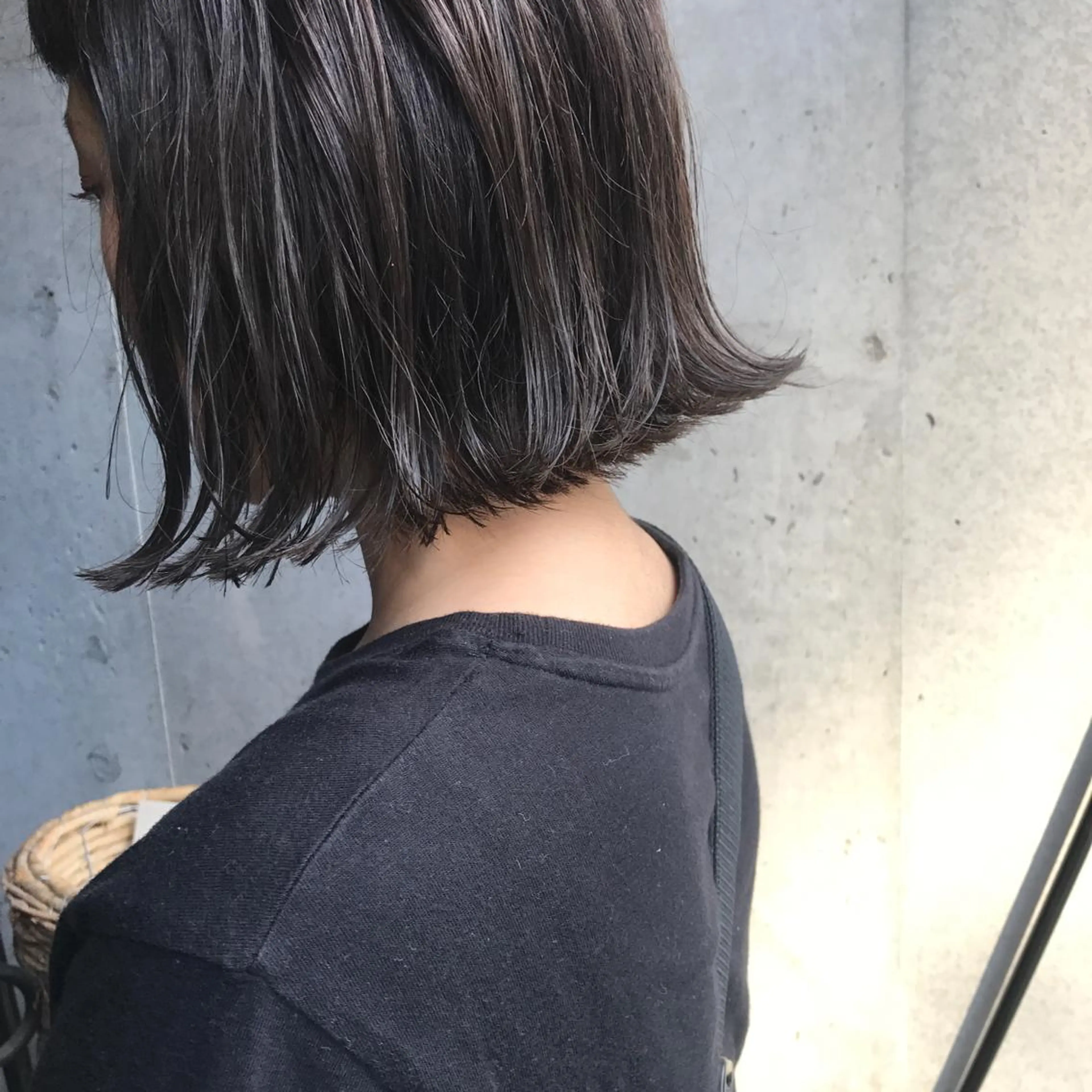 ミディアム カラー ヤスドミ ケイスケのヘアスタイル