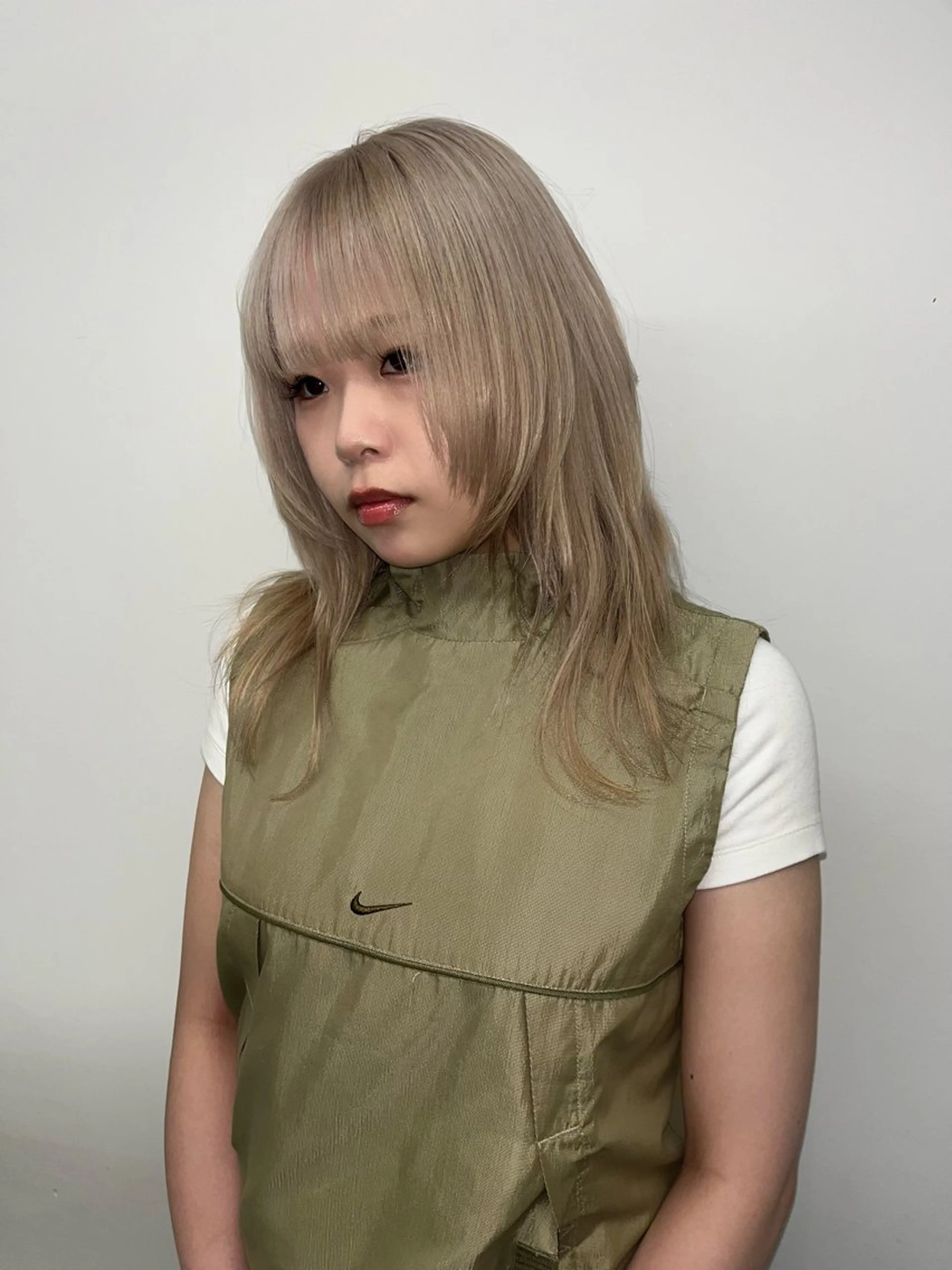 ミディアム カラー カット ヘアカラー トリートメント yuan tanakaのヘアスタイル