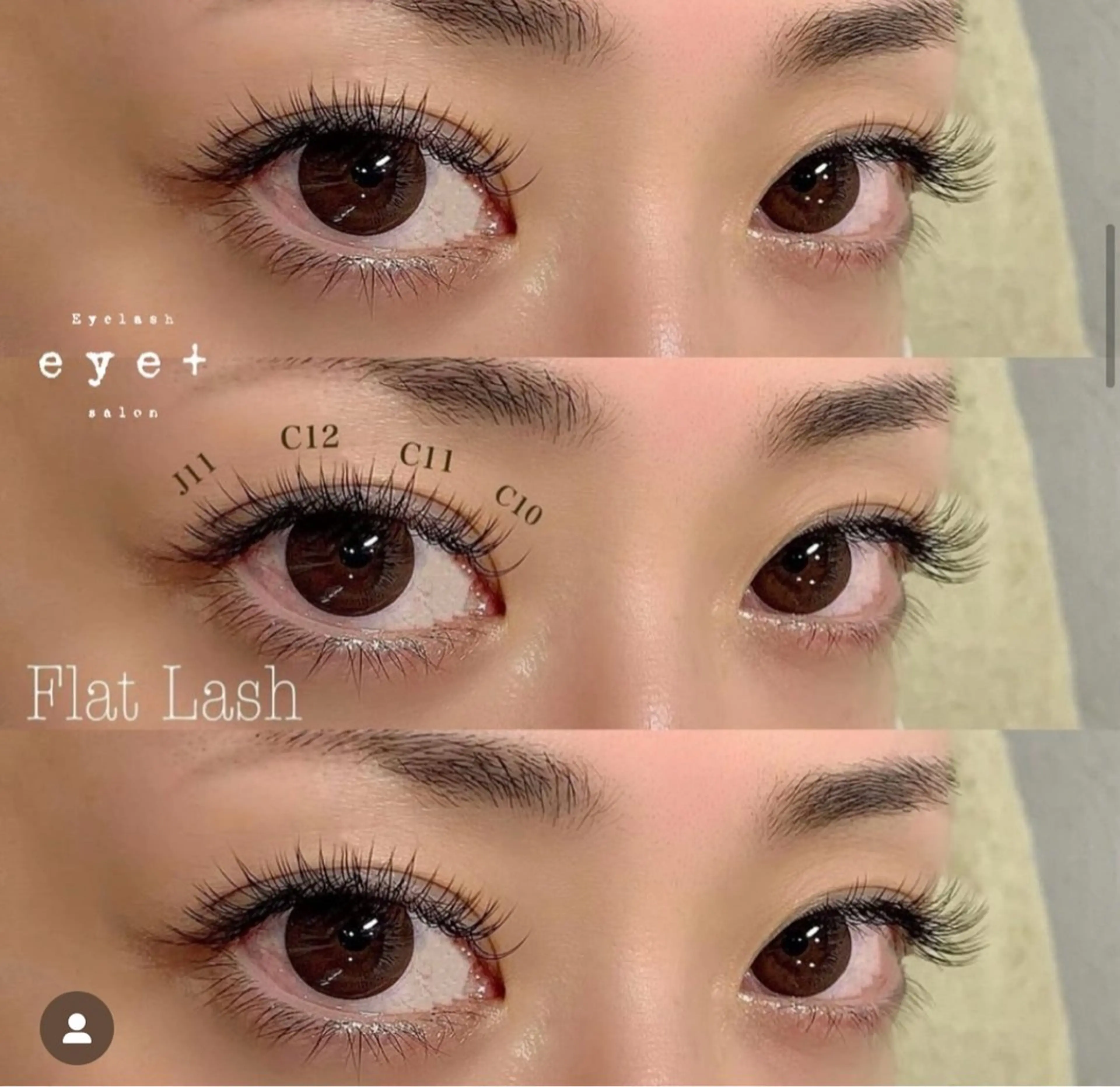 マツエク・マツパ eye+nico所属・野田 夕璃亜のマツエク・マツパデザイン