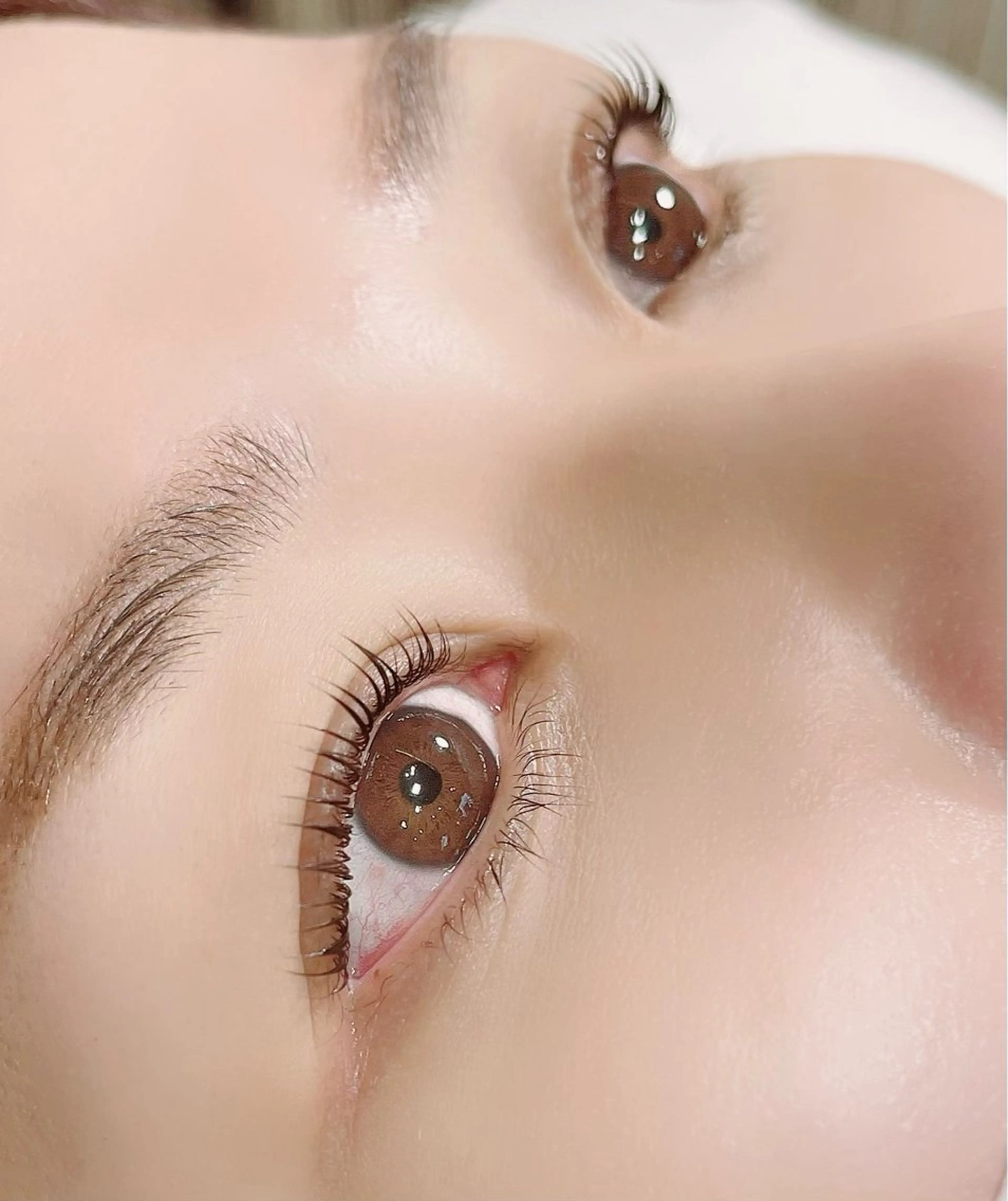 マツエク・マツパ フラットラッシュ パリジェンヌラッシュリフト まつげパーマ 一重×まつ毛パーマ ボリュームラッシュ マツパ Charme 五反田・不動前・目黒のマツエク・マツパデザイン