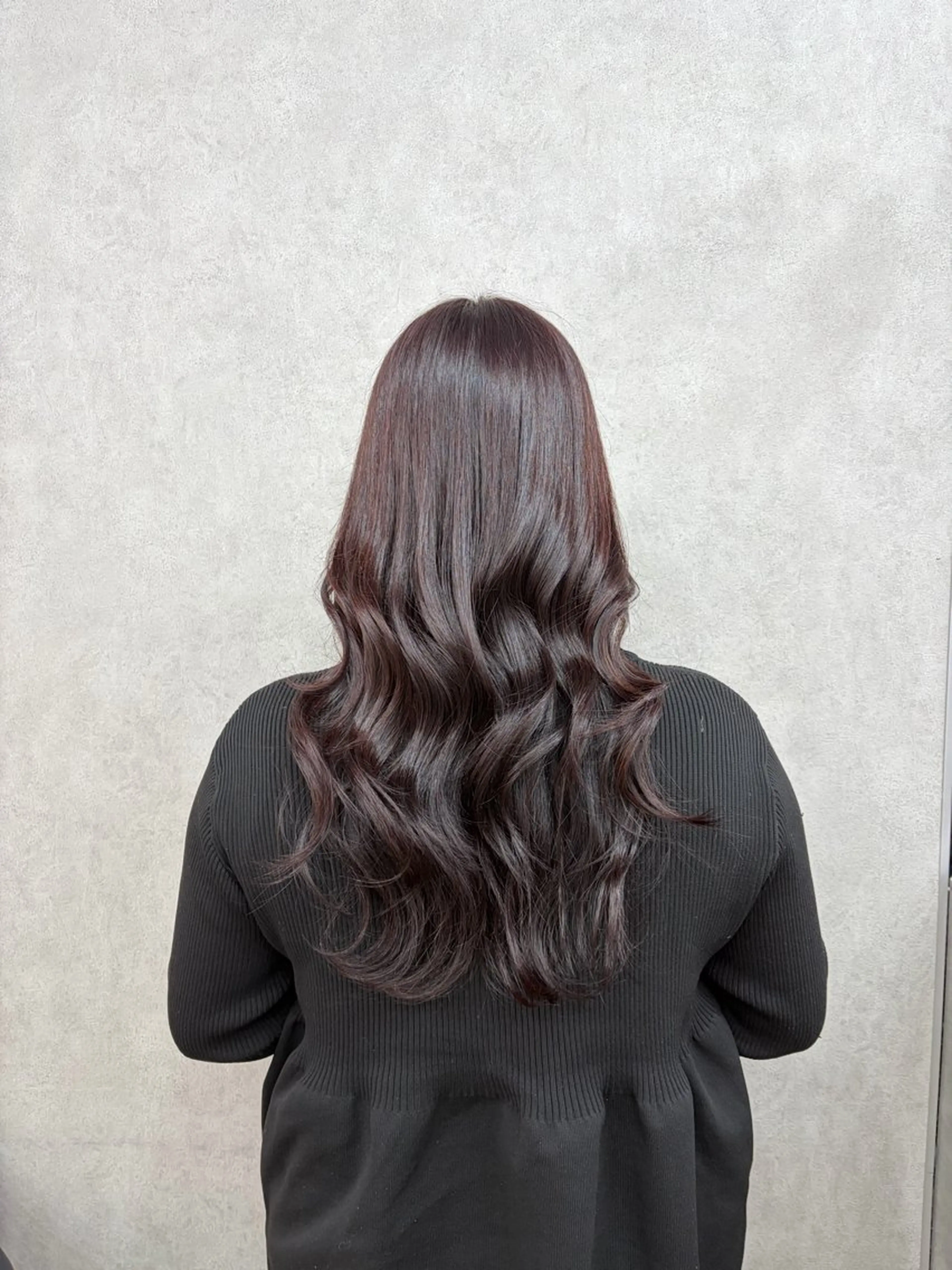 ロング カラー 倉澤 愛理のヘアスタイル