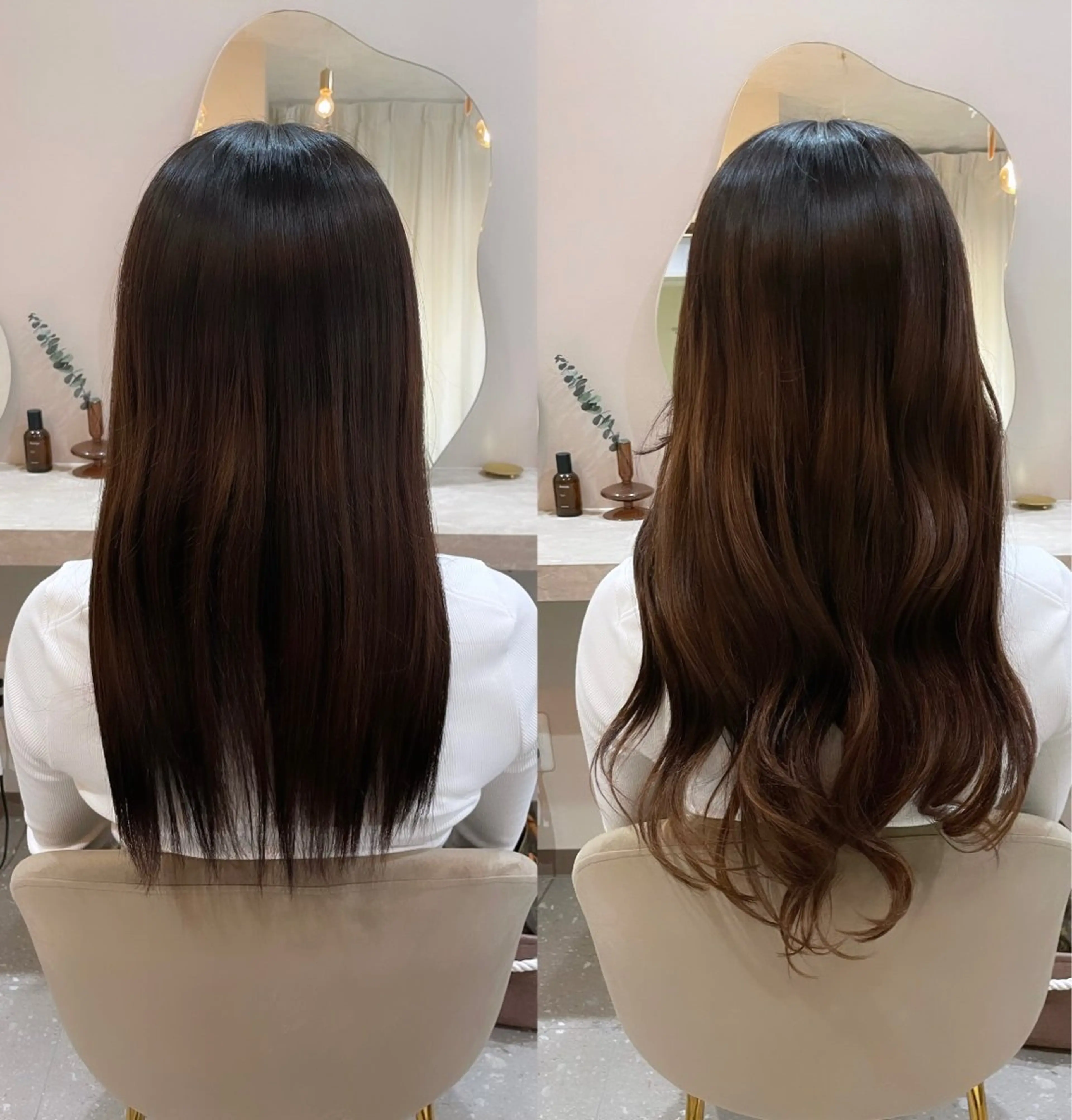 ロング ハイライト レイヤーカット エクステ＆ヘアセット Milaのヘアスタイル