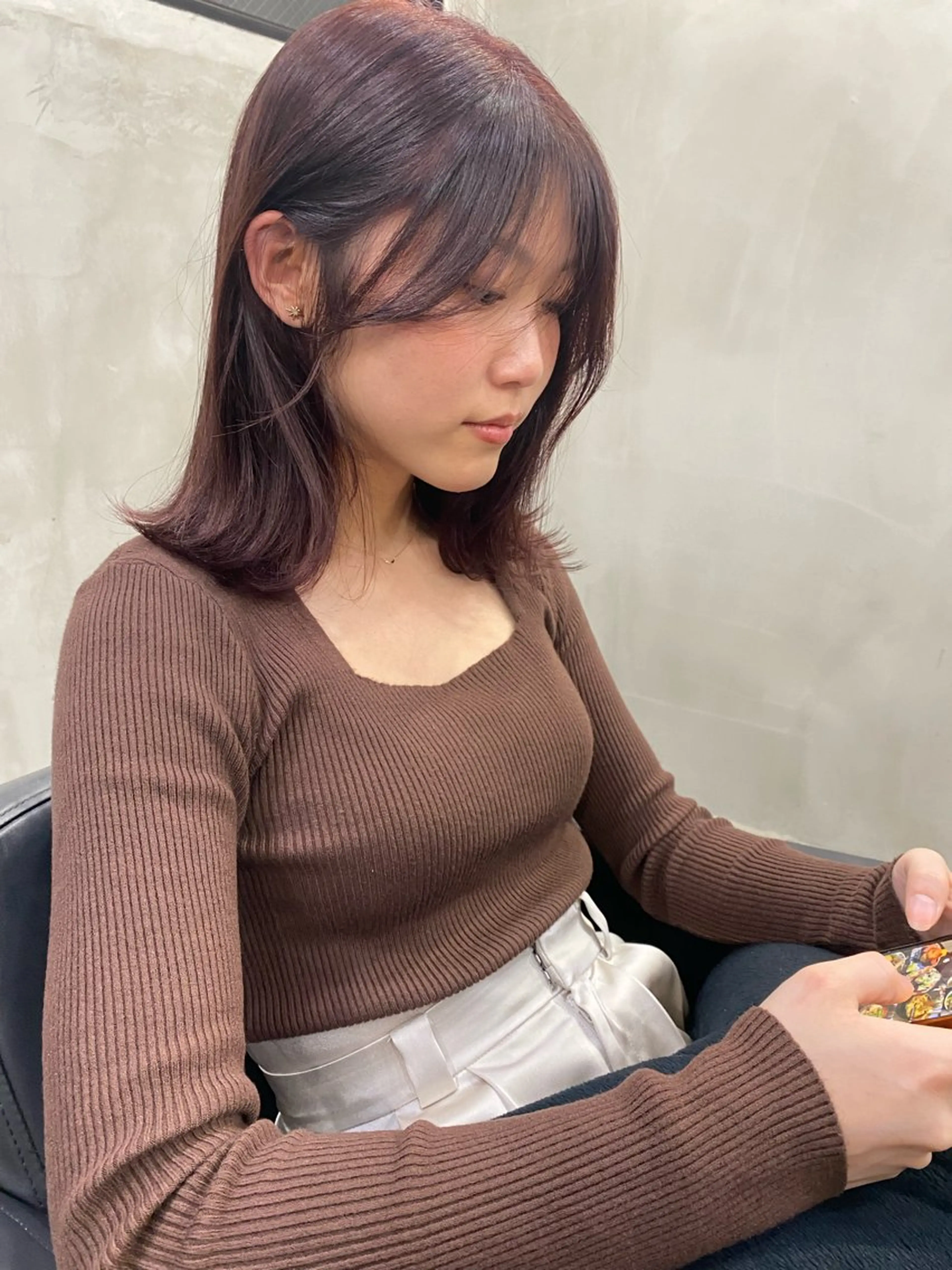 ミディアム Ra-Ffichi by siun所属・宮田海聖 ナチュラル/美髪のヘアスタイル