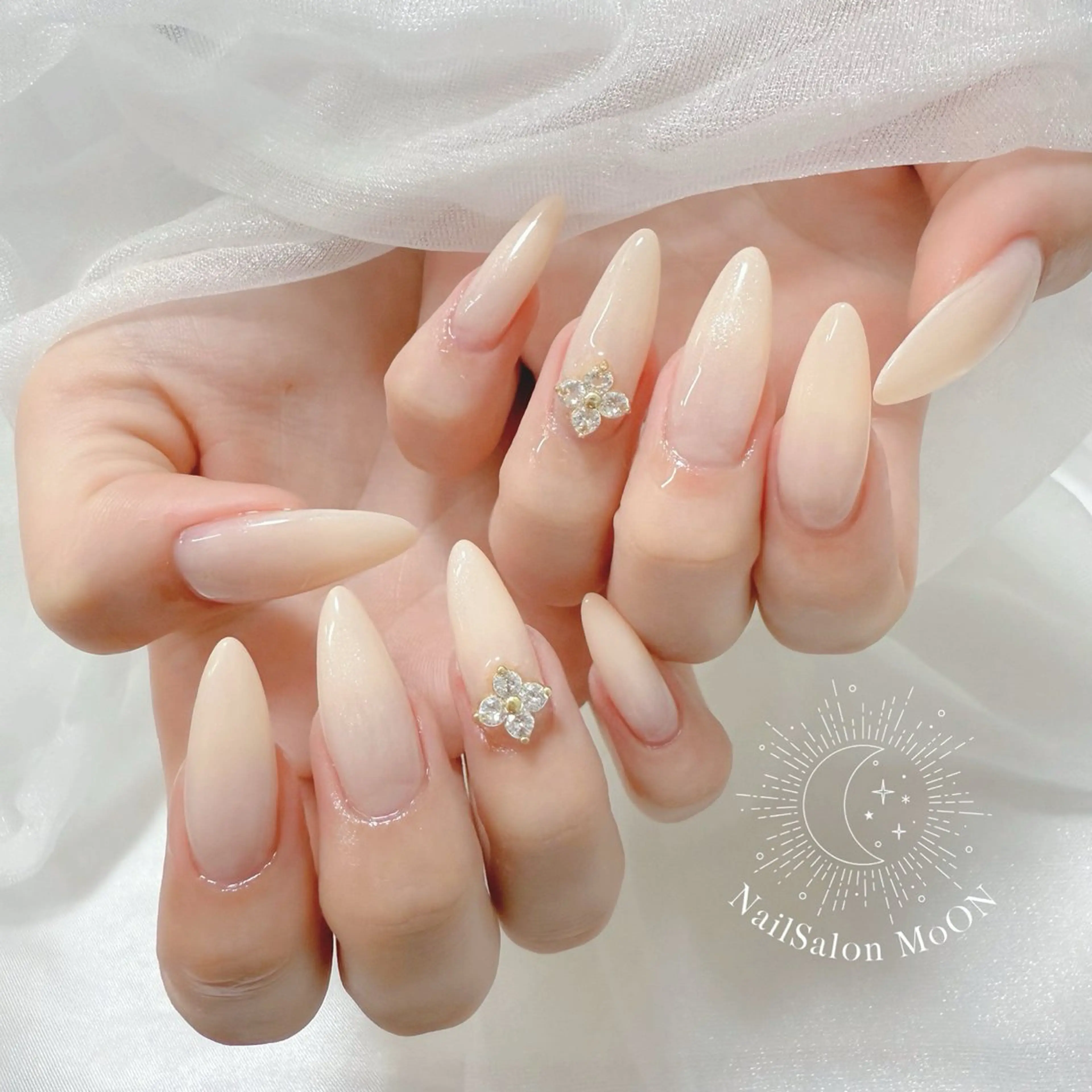 ネイル ハンドネイル ハンドケア MoON...❤︎ MeGuのネイルデザイン