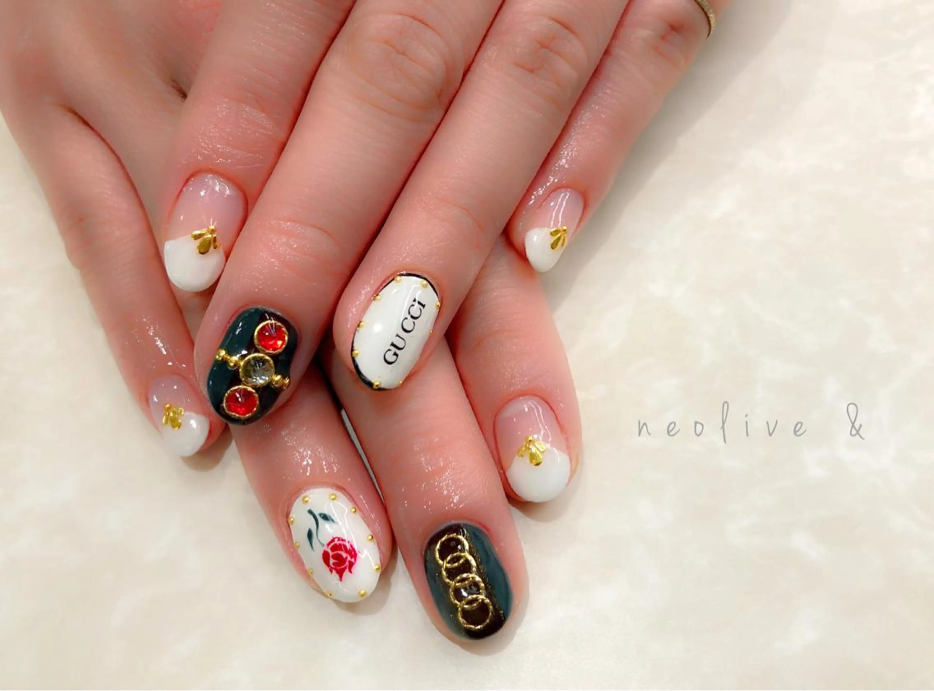 ネイル マツエク・マツパ Yuriko Omi パラジェル/渋谷のネイルデザイン