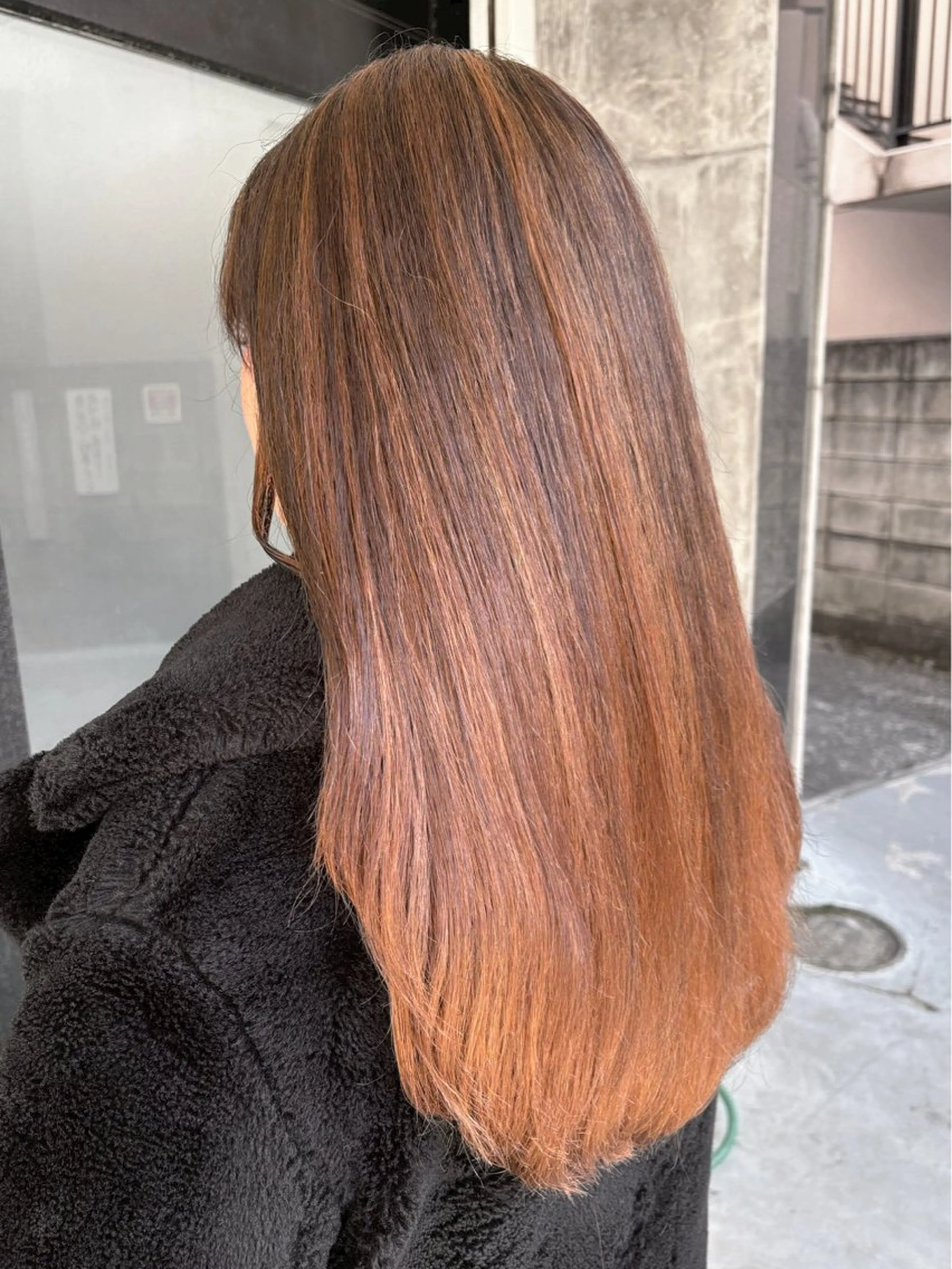 ロング カラー カット ヘアカラー トリートメント ハイトーン/韓国風/ 艶髪/吉祥寺のヘアスタイル