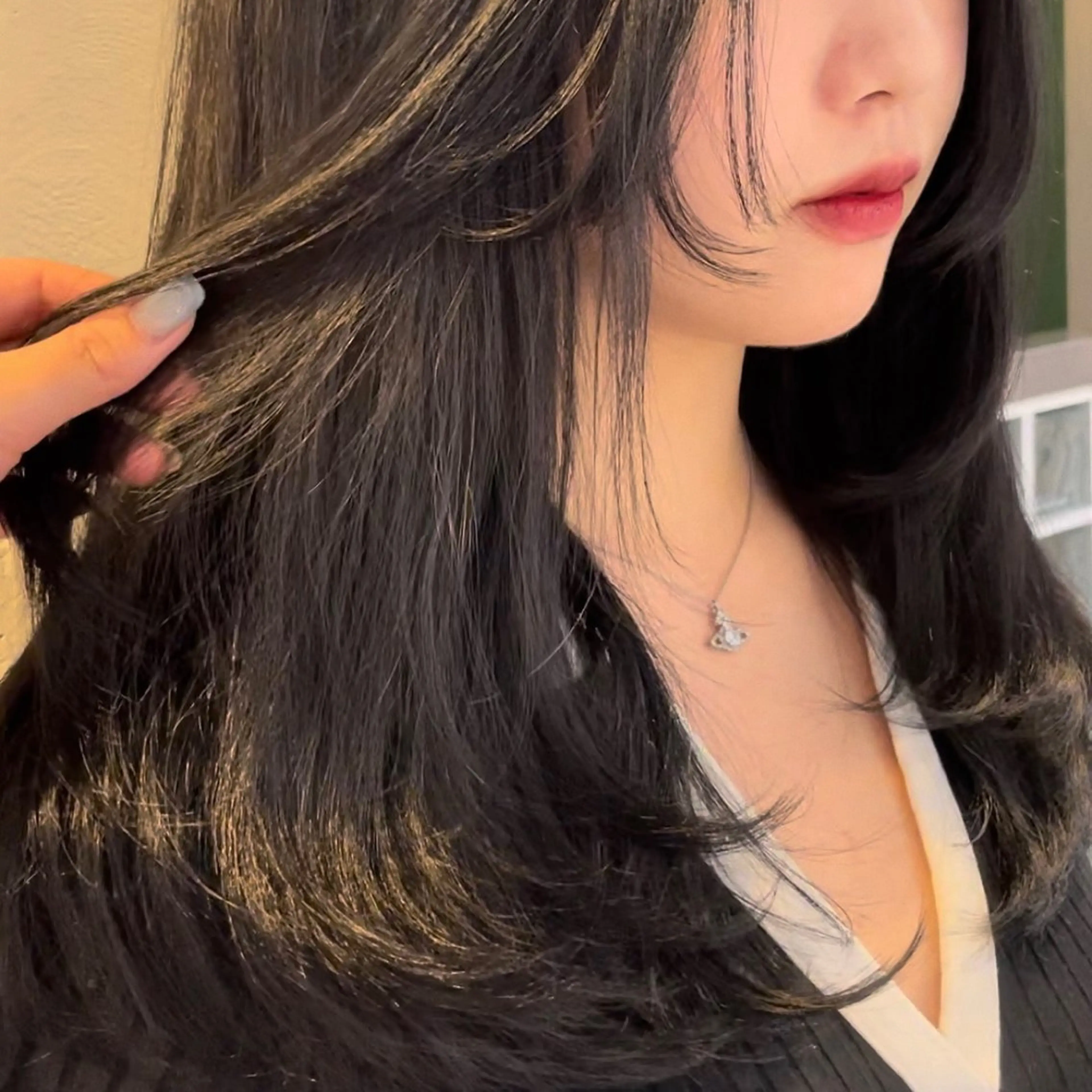 セミロング 🎀 liz🎀のヘアスタイル