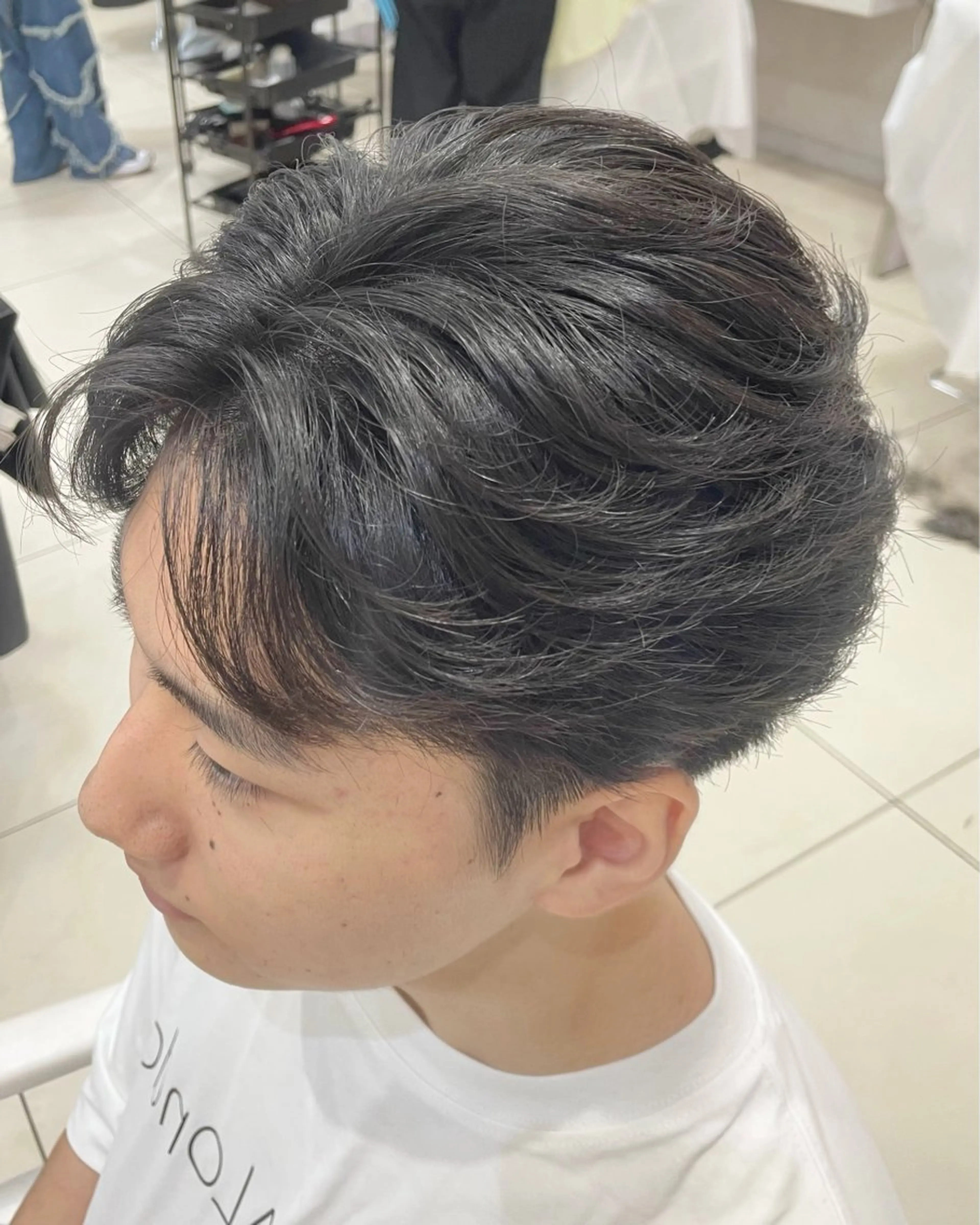 メンズ カット メンズニュアンス パーマ特化akaneのヘアスタイル