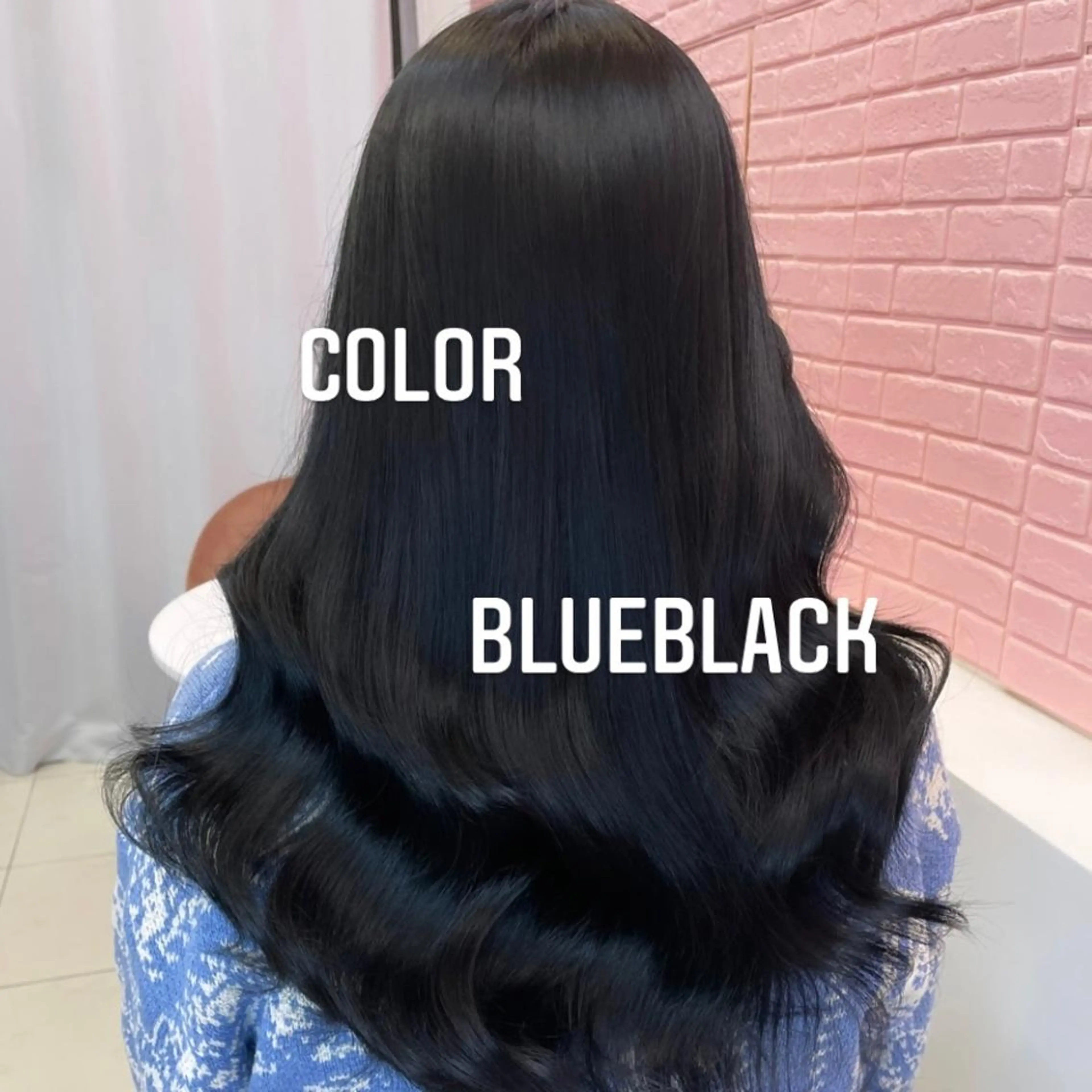 ロング カラー エクステ🩵ブリーチ 韓国ヘア🩵KAEのヘアスタイル