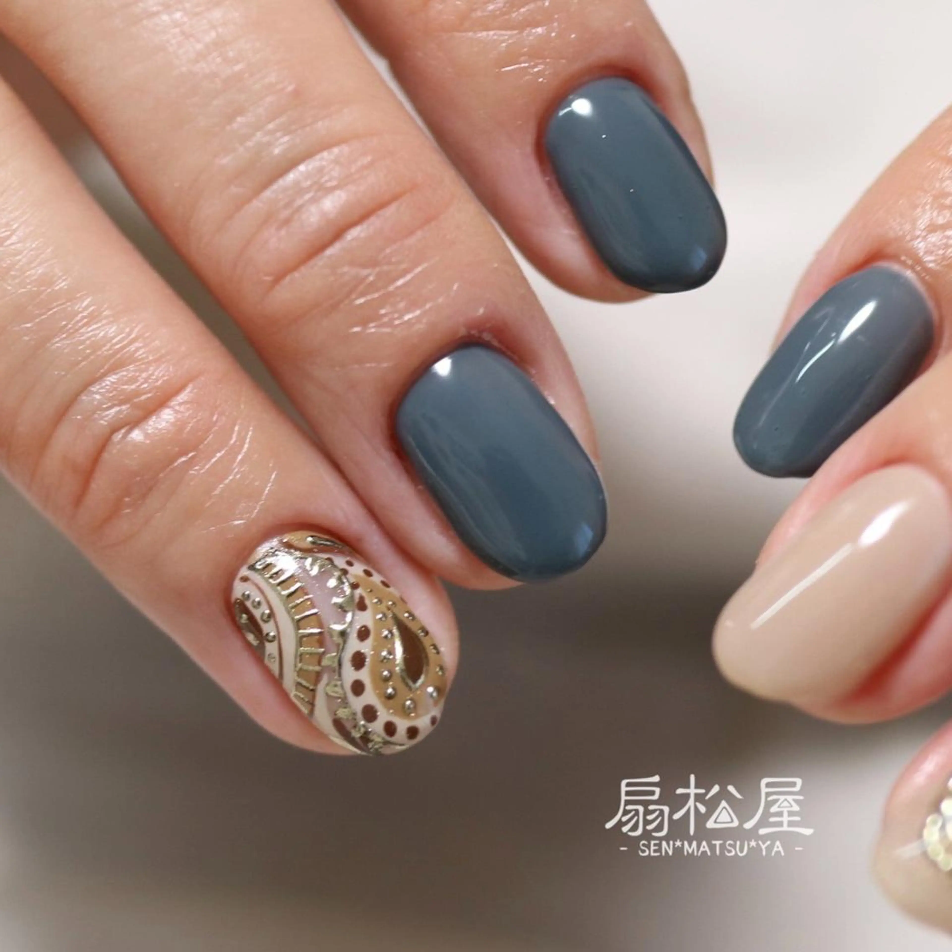 ネイル 扇松屋 marie.nのネイルデザイン