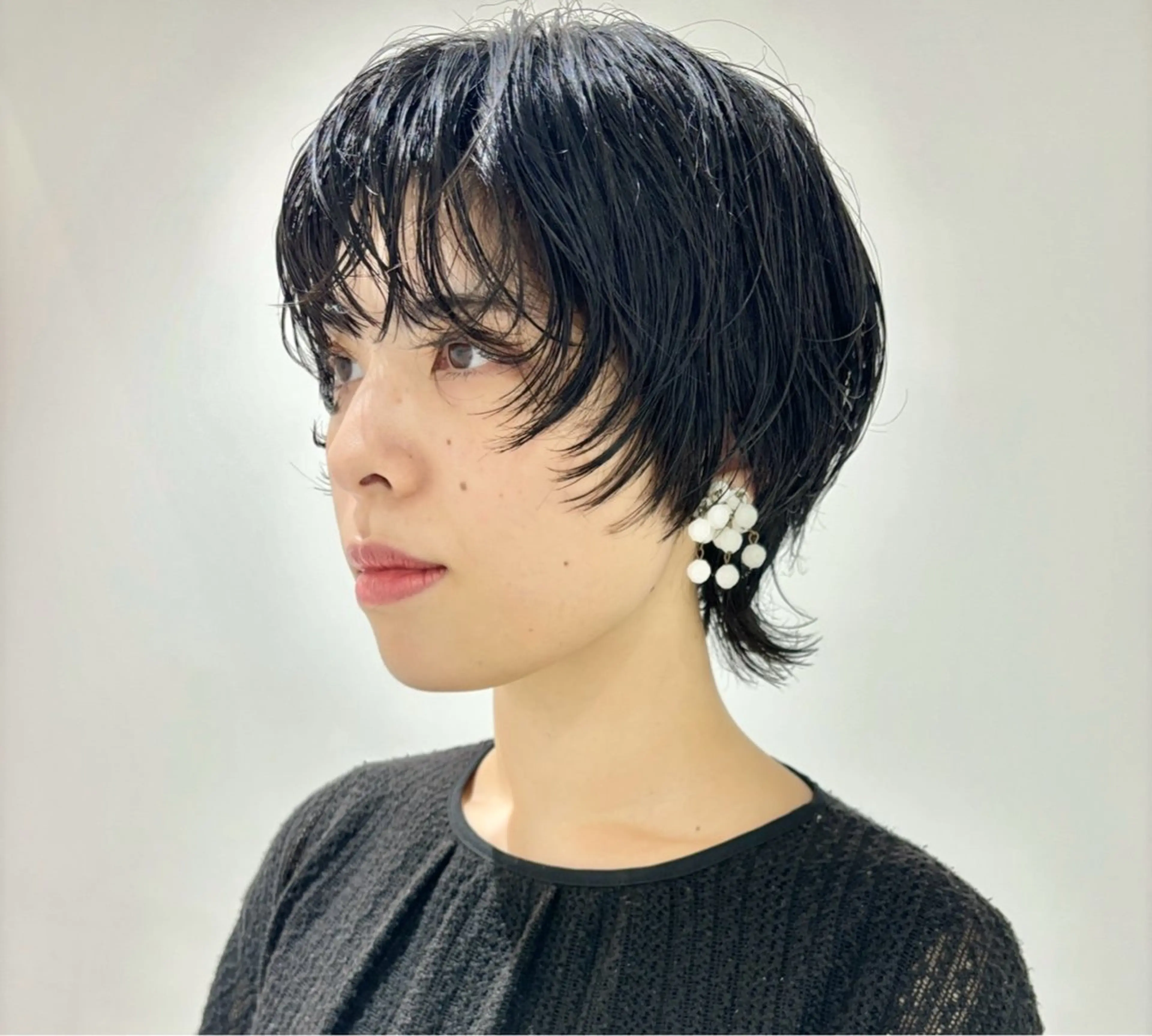 ショート パーマ 外ハネヘア ニュアンスパーマ カット パーマ ヘアセット 🌿ショート🌿 パーマ🌿淳平のヘアスタイル