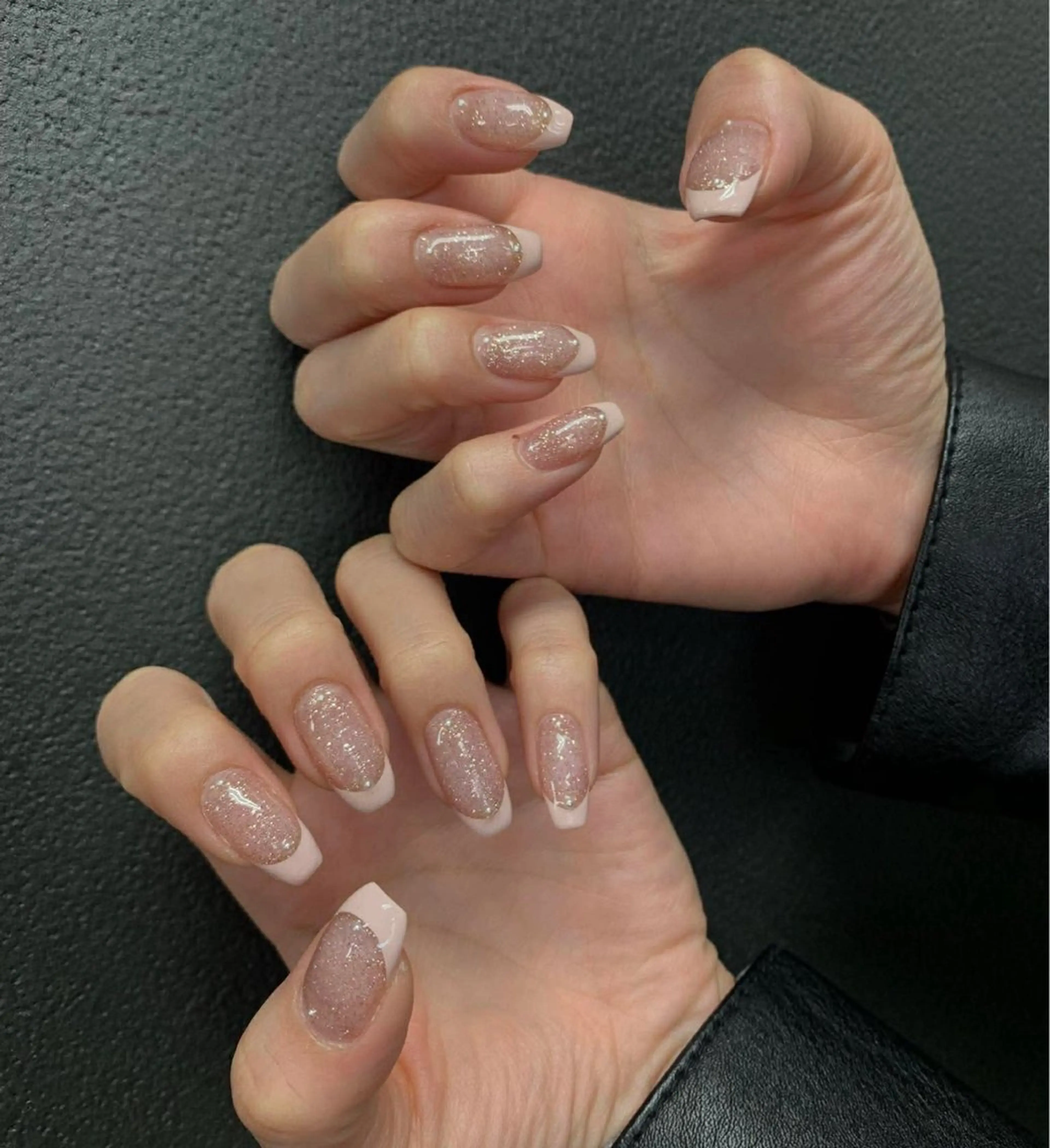 ネイル 韓国ネイル 持ち込み ニュアンスネイル ネイルチップ ハンドネイル Tini ANA.CHUOのネイルデザイン