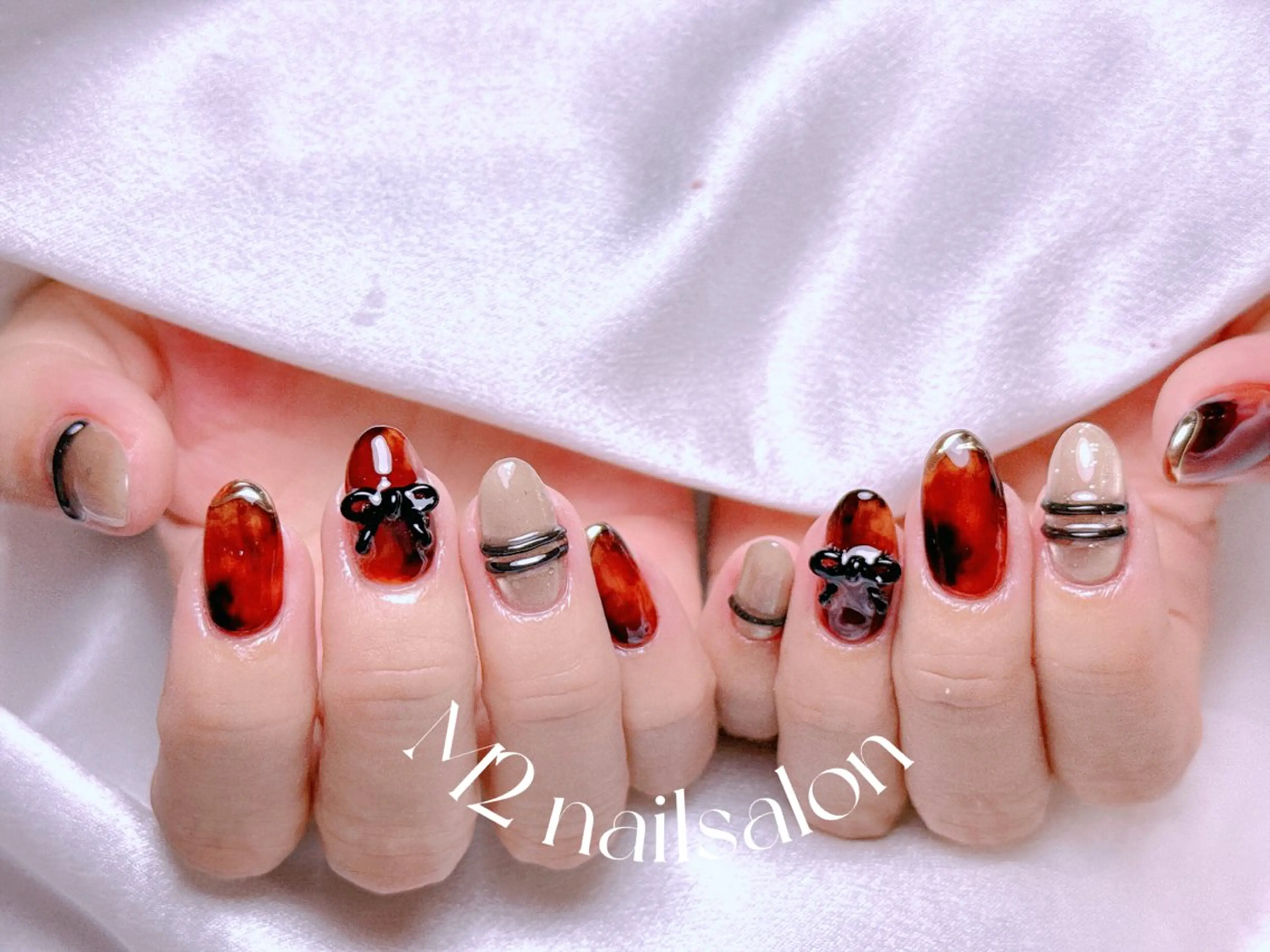 ネイル ハンドネイル 長さだし専門店 M2　rikaのネイルデザイン