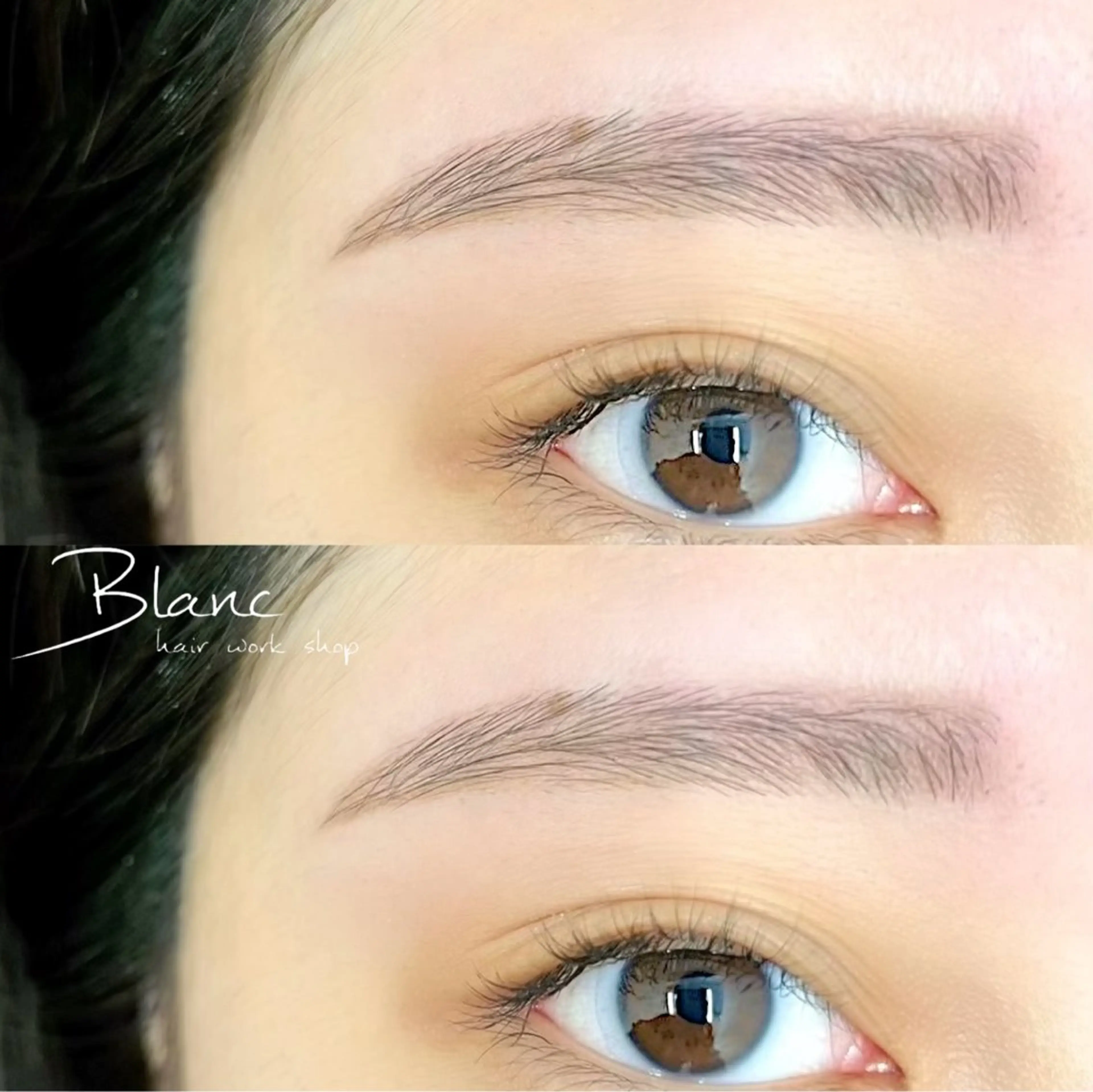 アイブロウ 眉毛ワックス脱毛 Blanc梅田茶屋町 【まつげパーマ・眉】のマツエク・マツパデザイン
