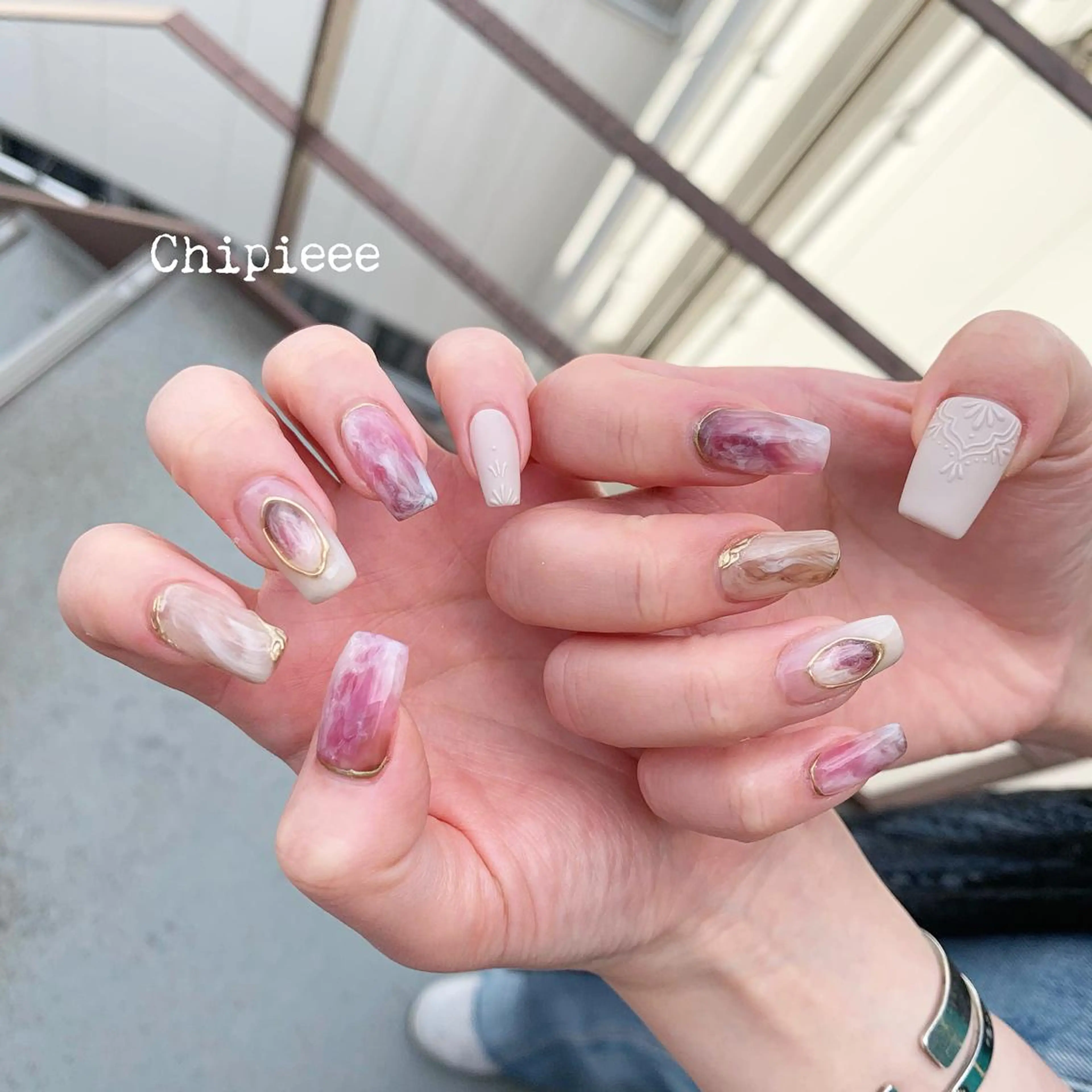 ネイル ハンドネイル revia所属・ERI Nailistのネイルデザイン