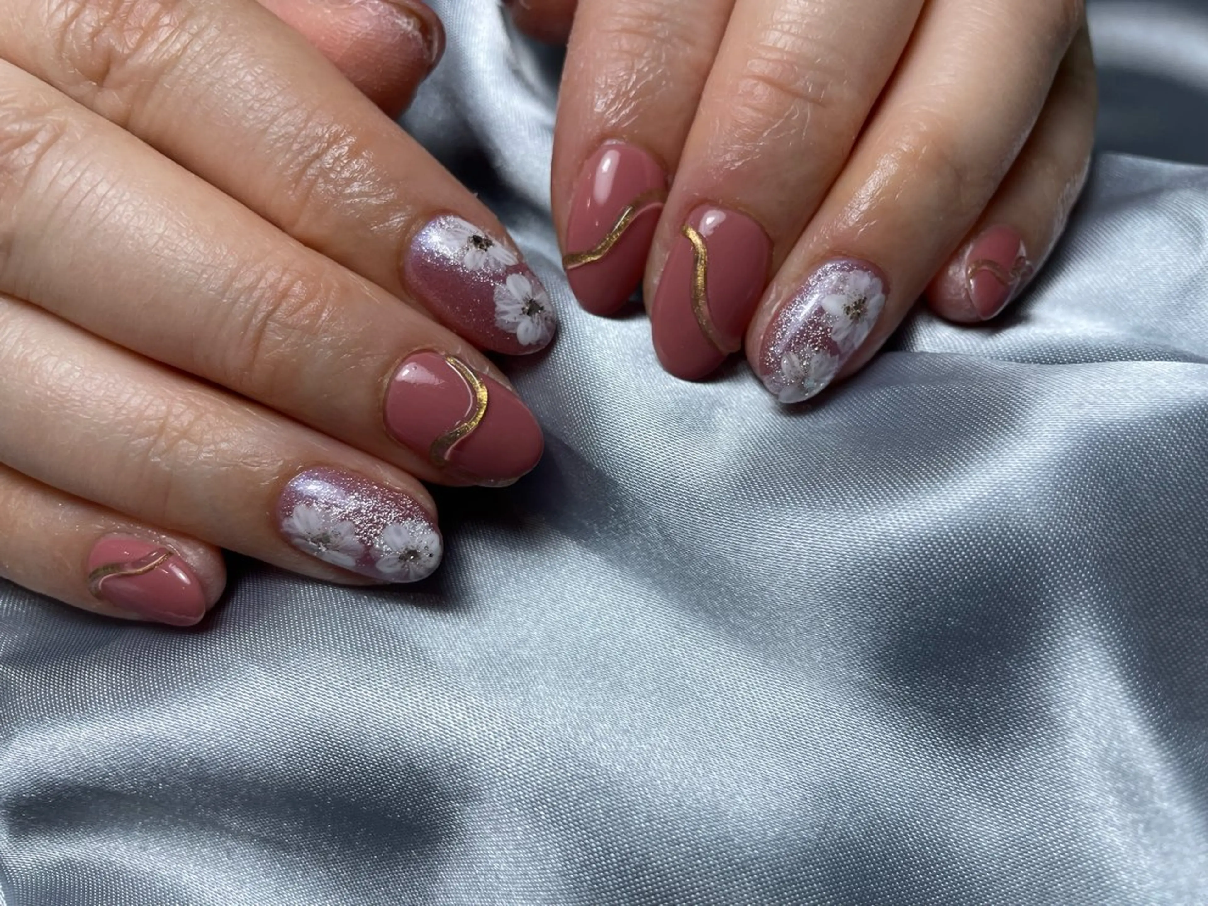 ネイル フラワーネイル ハンドネイル ✩ miyuのネイルデザイン