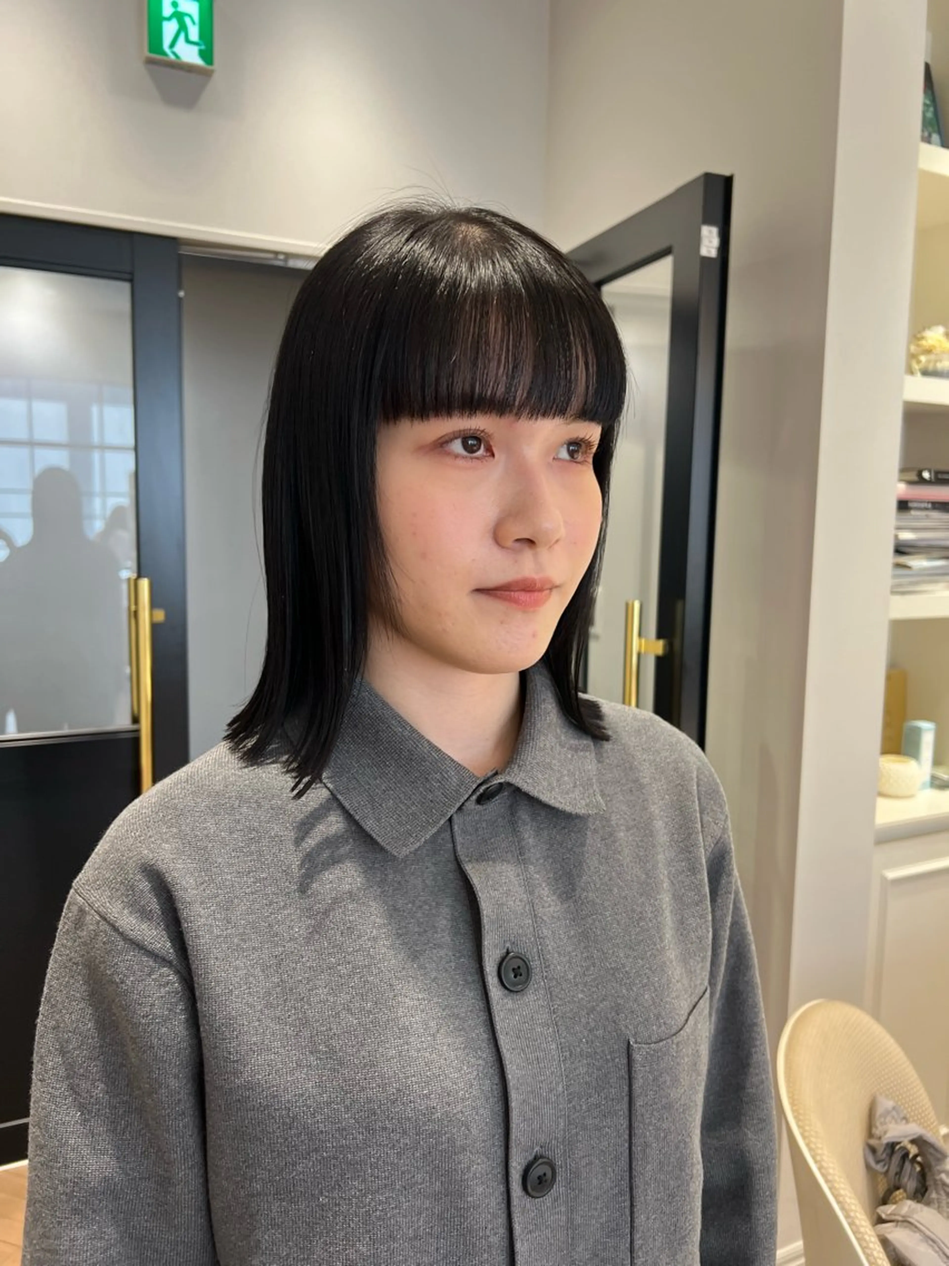 ミディアム カラー ワイドバング カット ヘアカラー 似合わせ/レイヤー 💟SAEのヘアスタイル