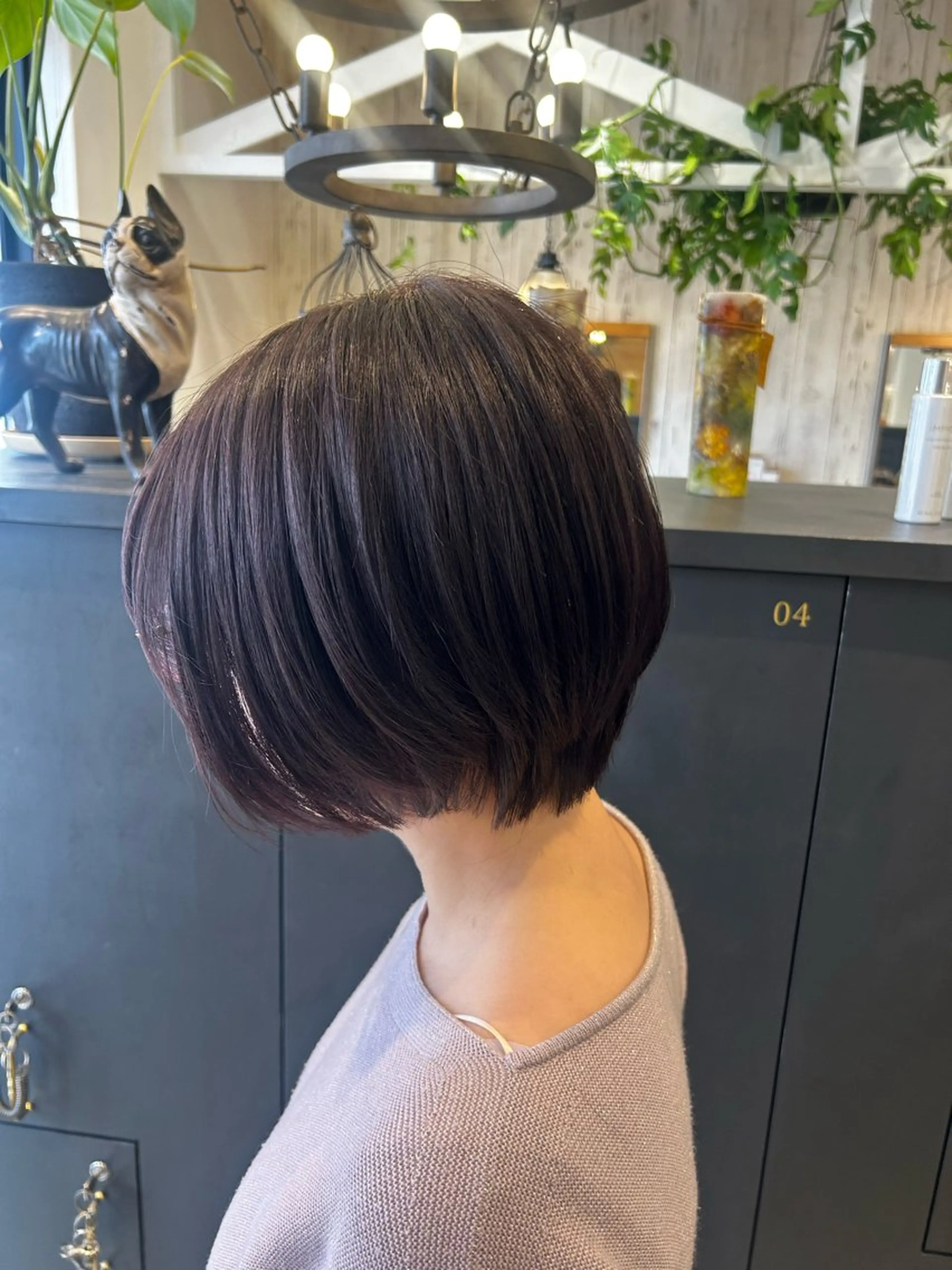 ショート ショートボブ ボブ ショートヘア カット ヘアカラー 大槻 ハルカのヘアスタイル