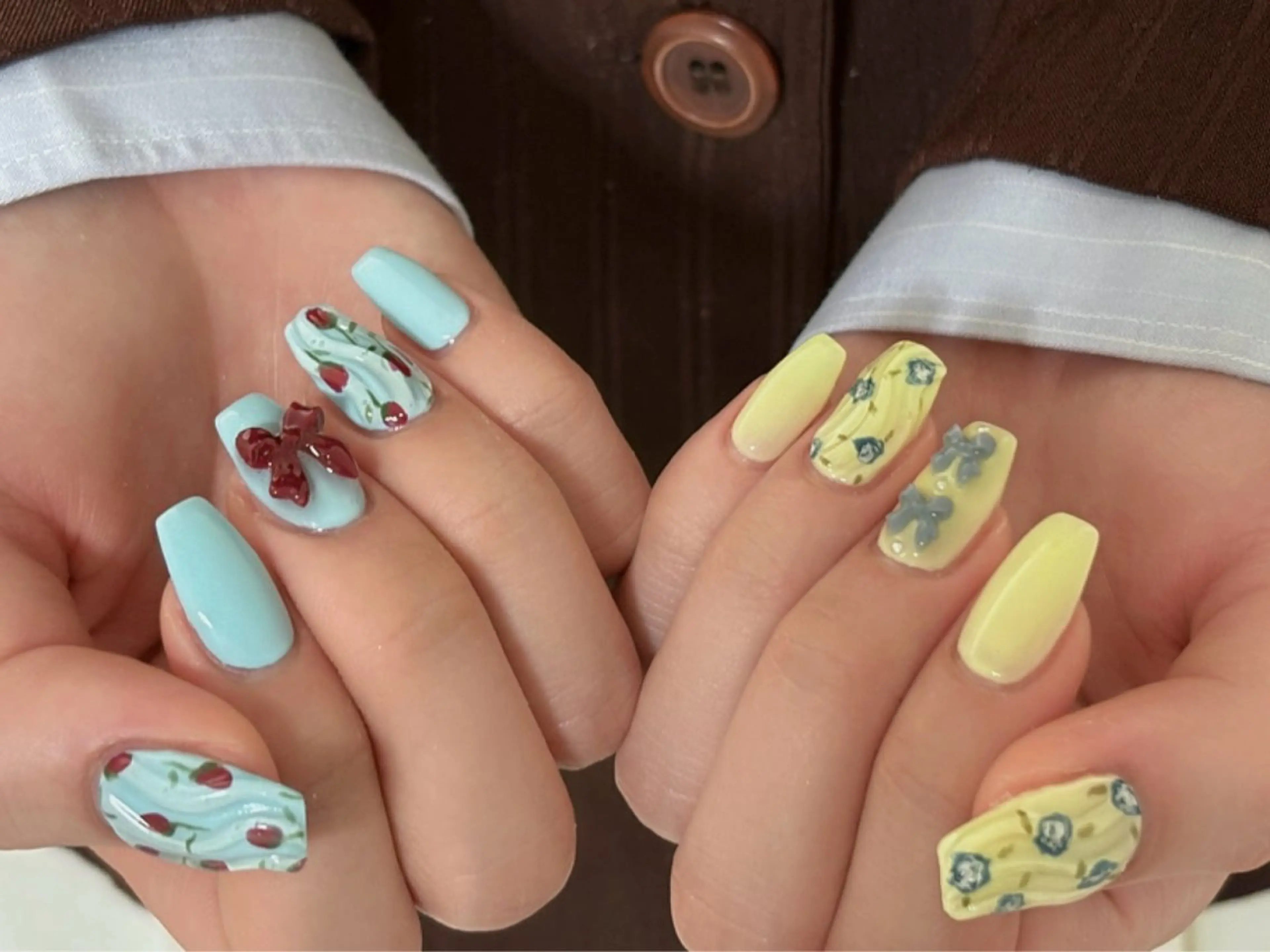 ネイル ハンドネイル Protea きぬがわ らむのネイルデザイン