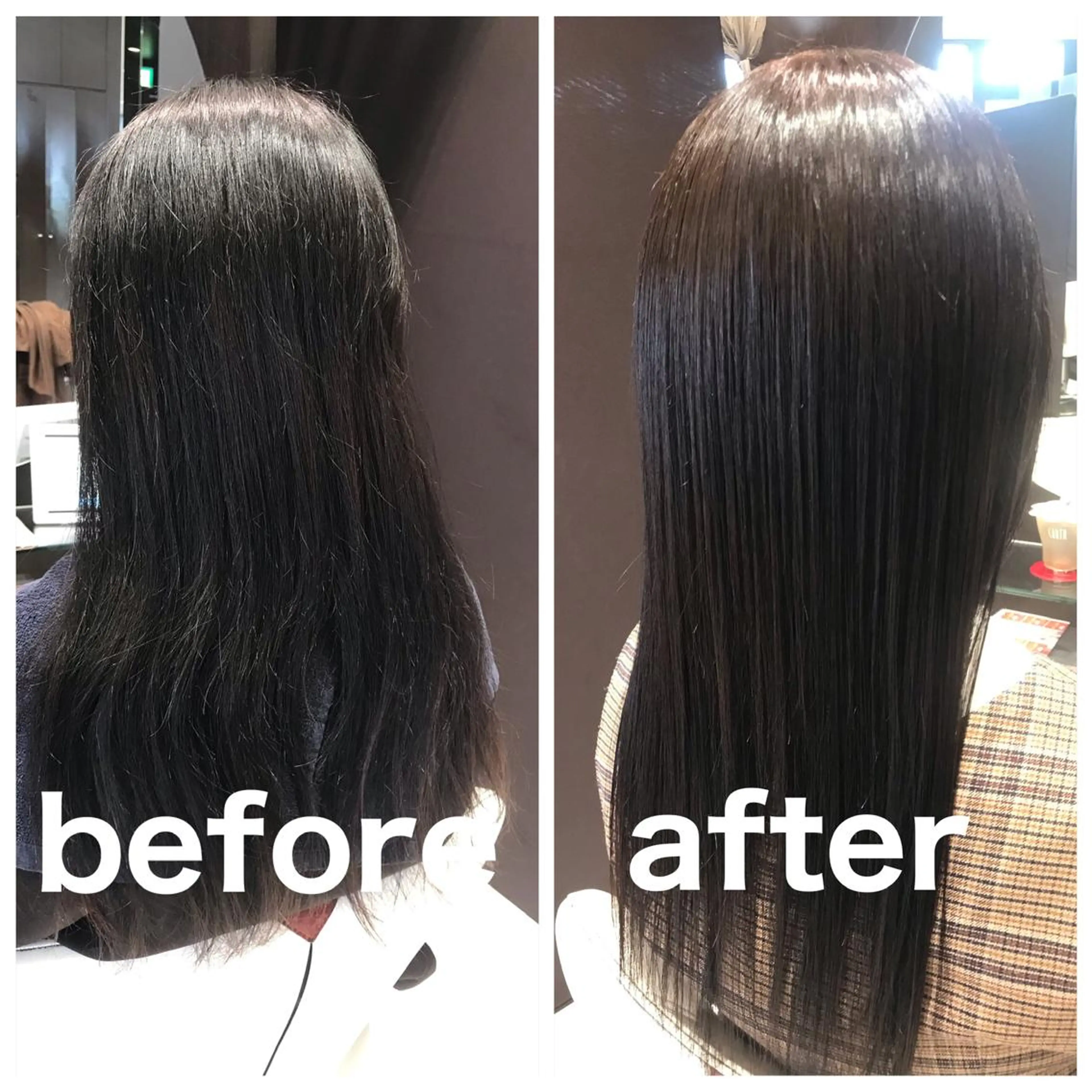 ロング 縮毛矯正 下條 真のヘアスタイル