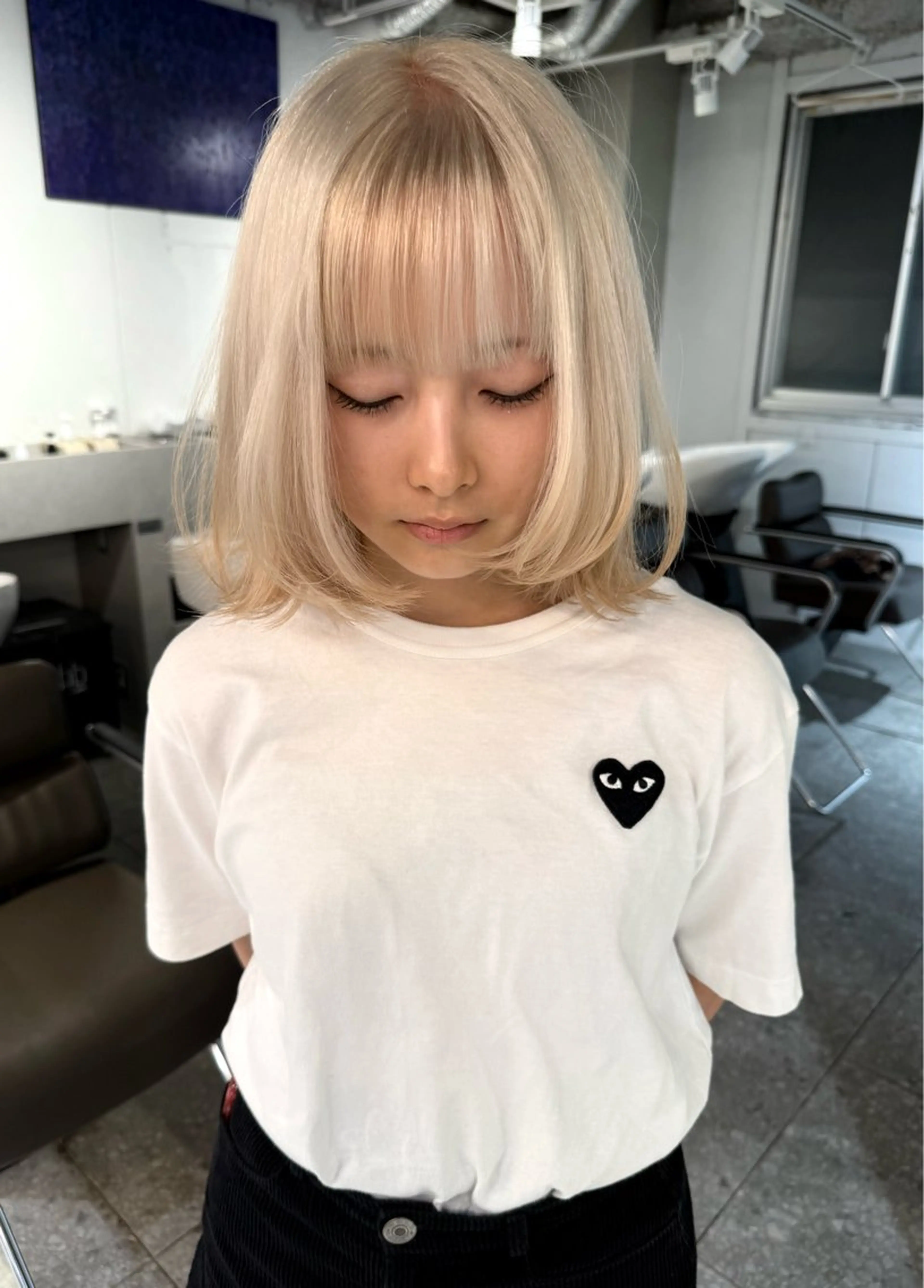 ショート ヘアカラー fev Yumaのヘアスタイル