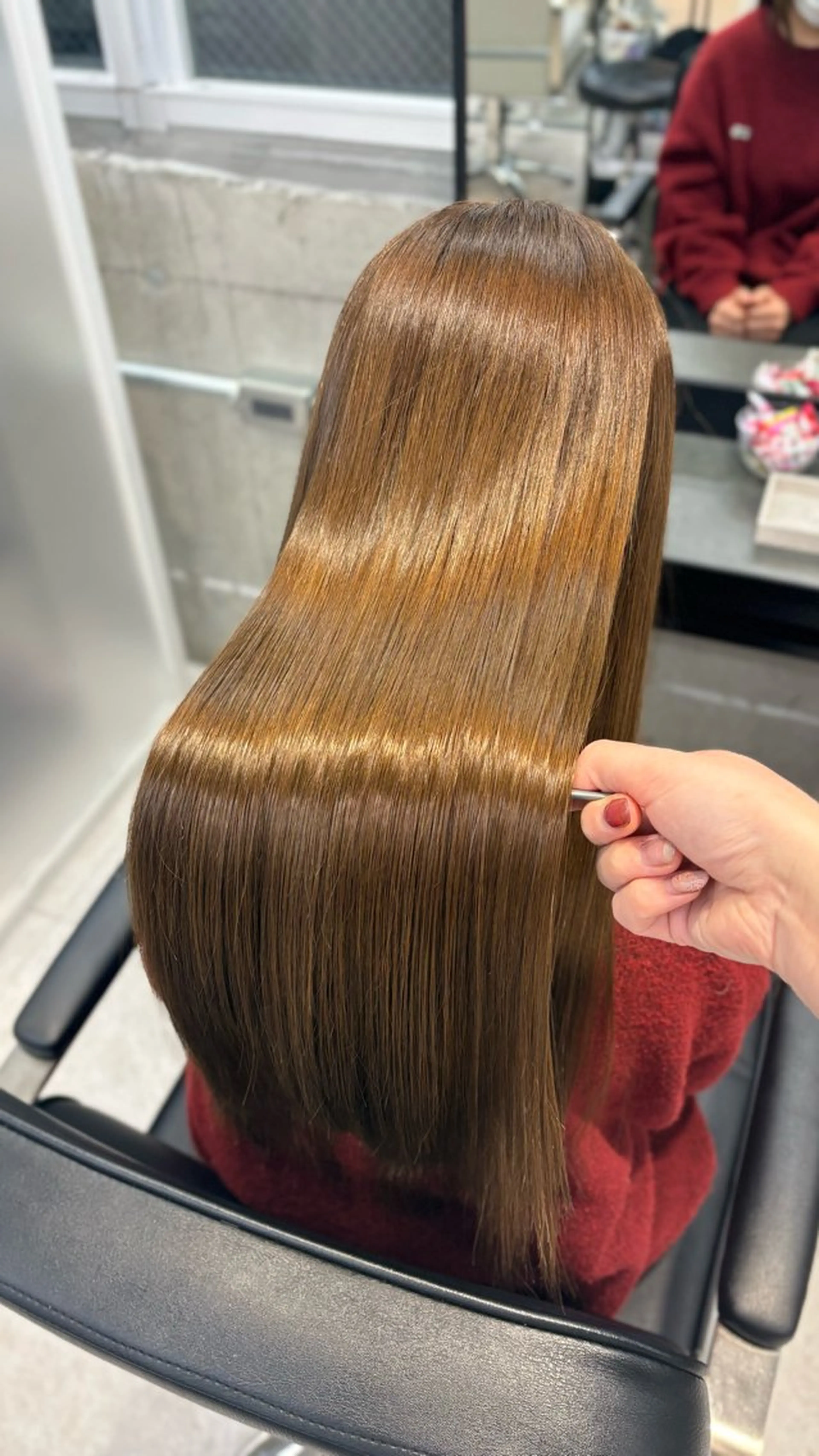 ロング カラー ヘアカラー トリートメント youres hair 髪質改善トリートメント&ヘッドスパ 新宿west店所属・小林春月 /新宿美容師のヘアスタイル