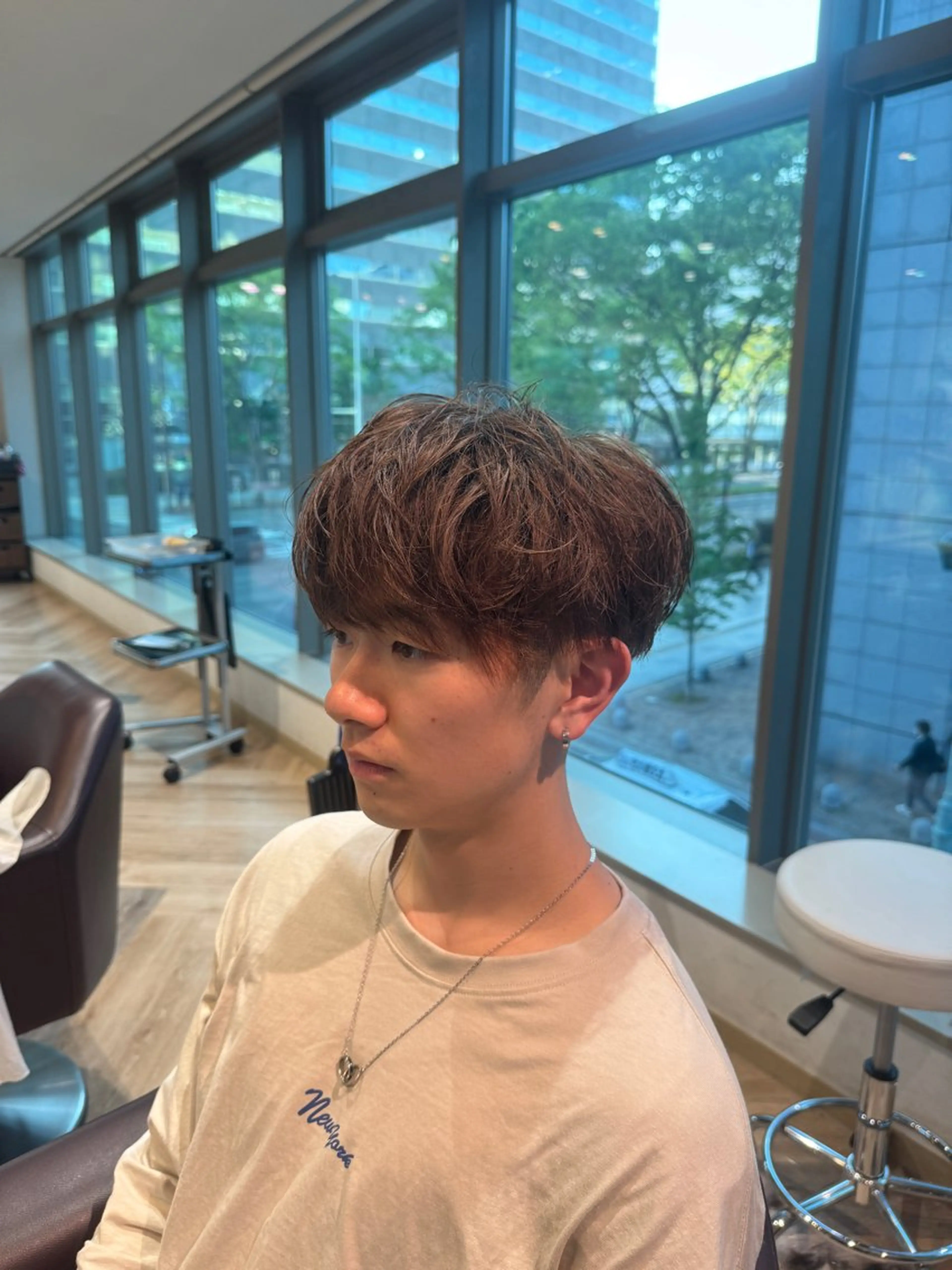 ショート メンズ メンズ特化/ センターパート/八谷のヘアスタイル