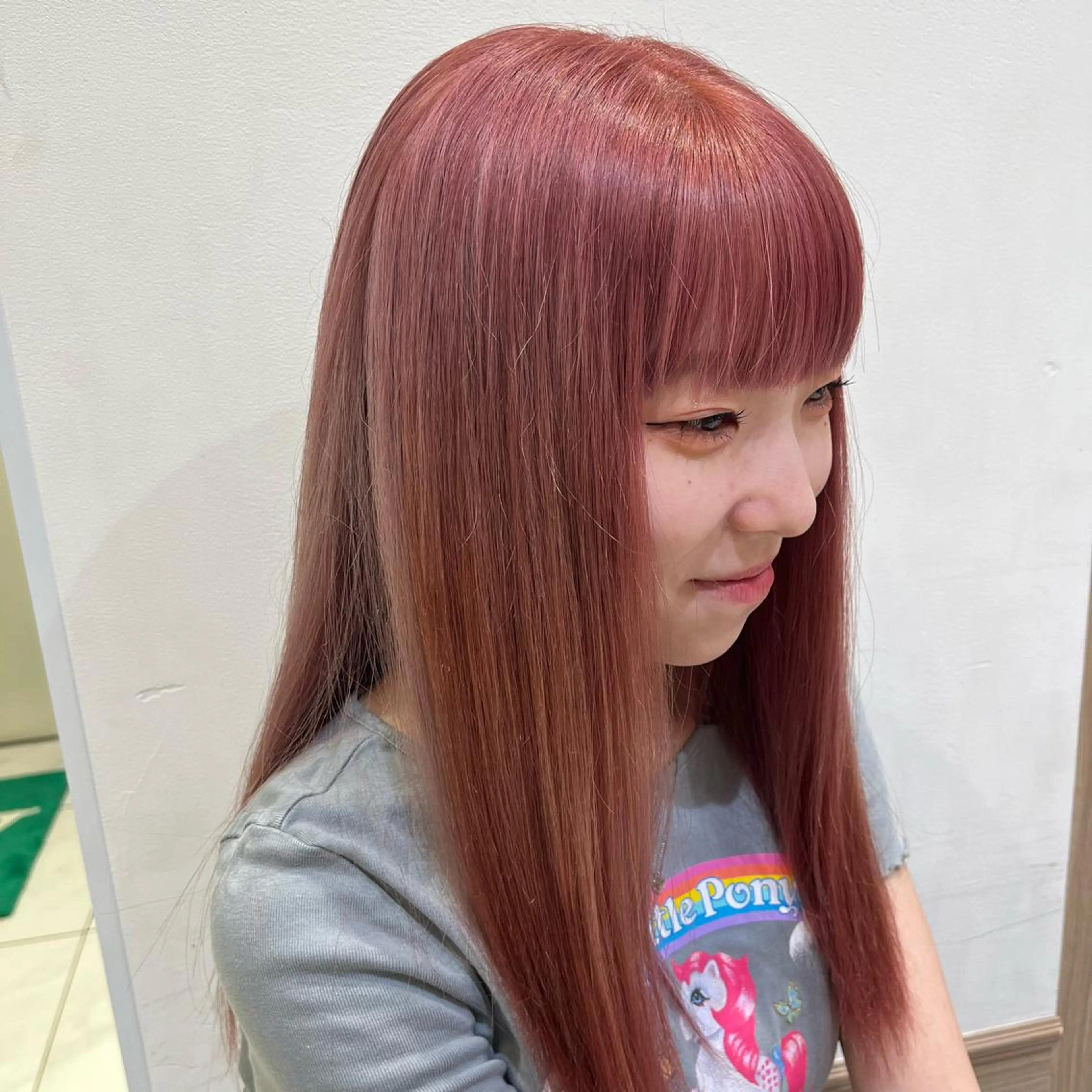 ロング カラー 長尾菜々美🐰 ／ハイトーンカラーのヘアスタイル