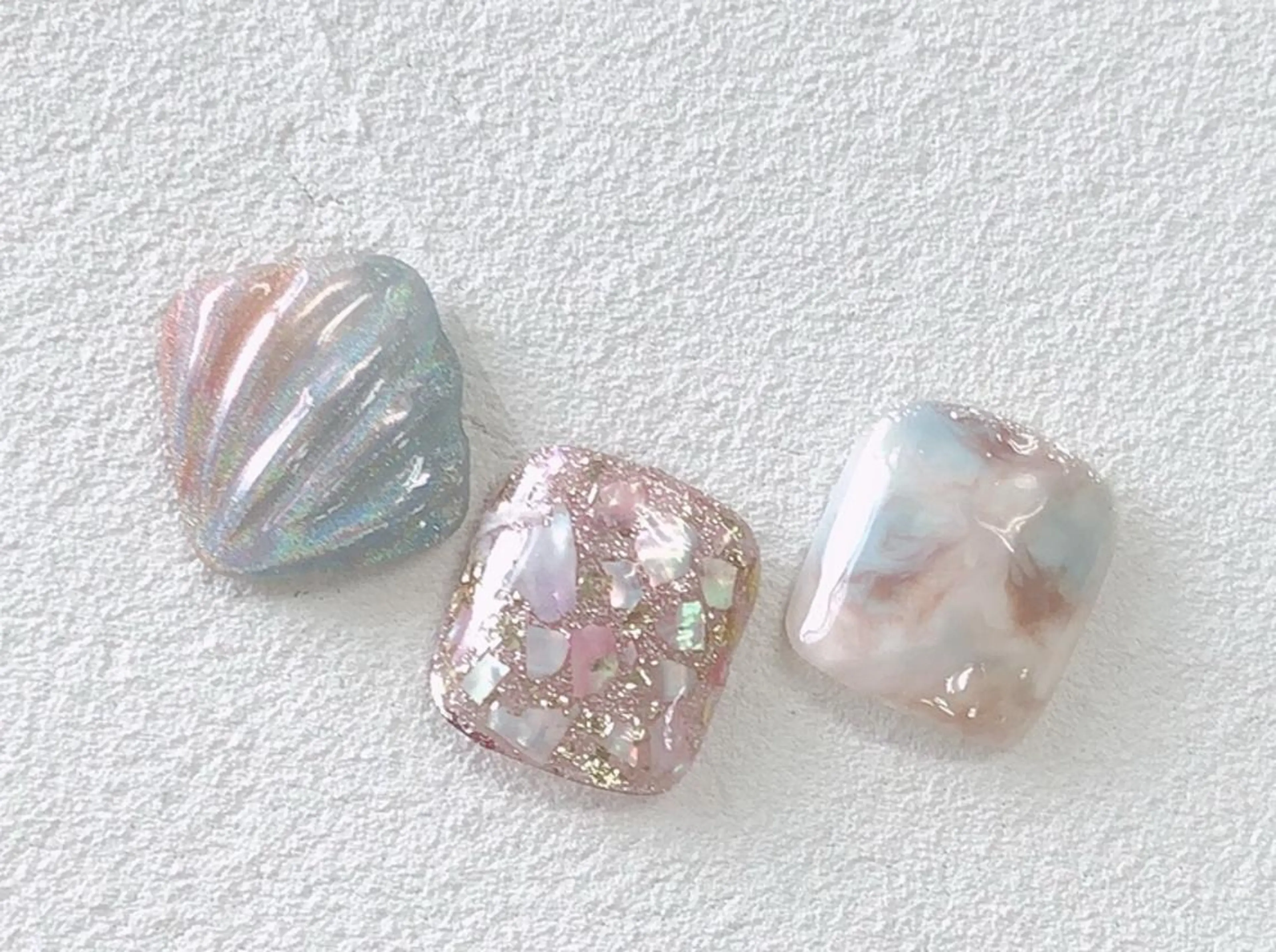 【オフ無】フット親指ワンポイント🦄川越/本川越/パラジェル取扱店/バイオジェルの写真