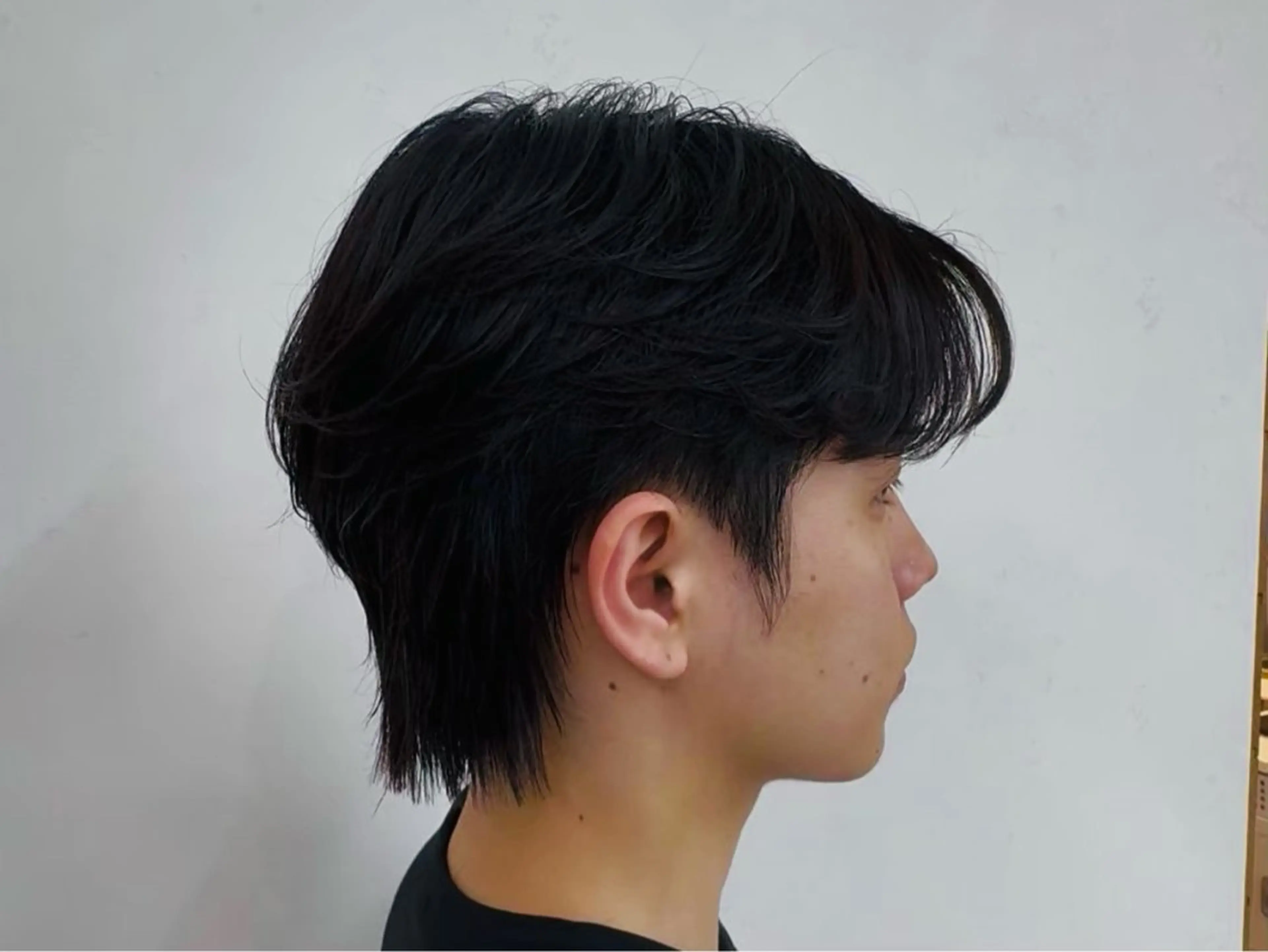 パーマ メンズ 若原 絃汰のヘアスタイル