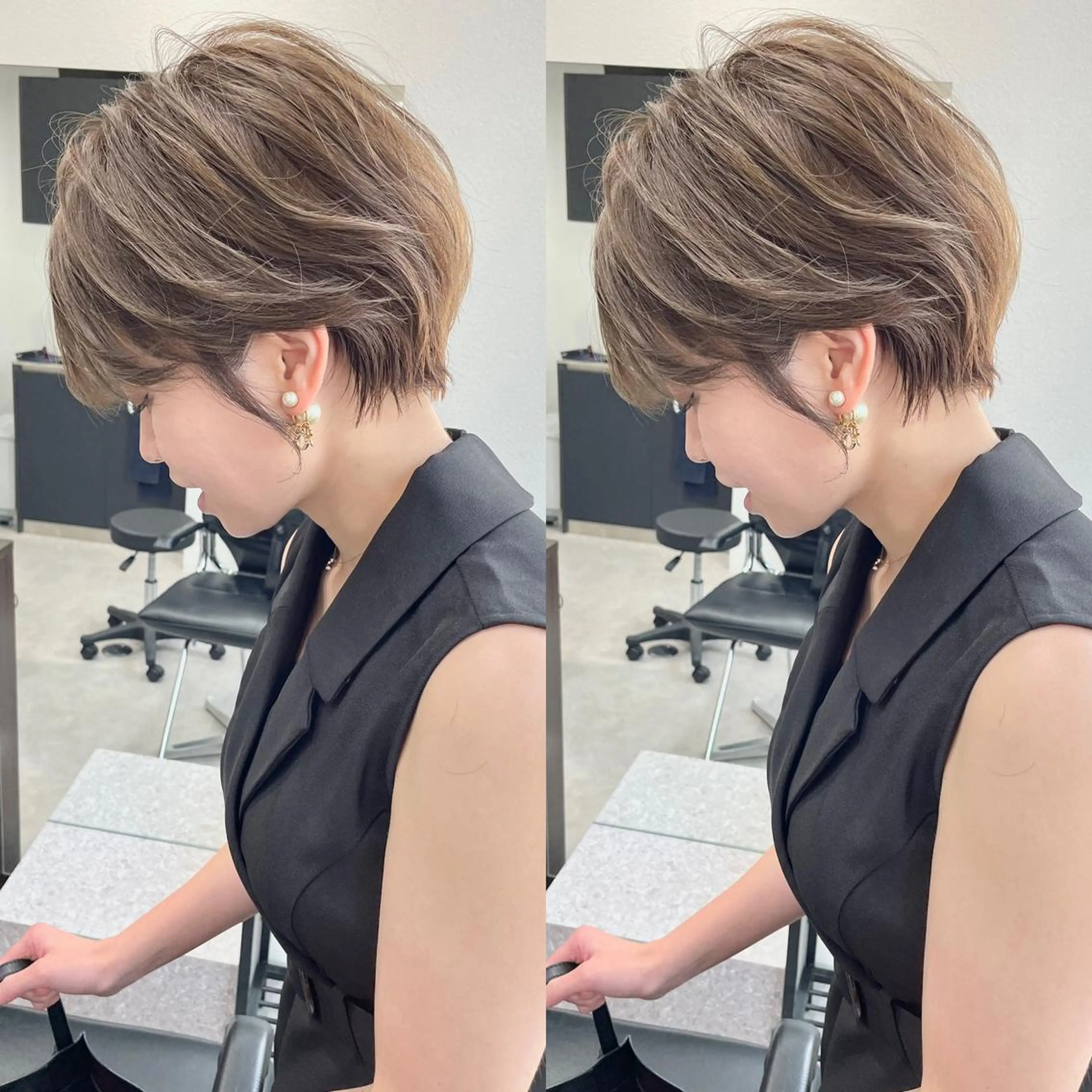 ショート カット トリートメント 髪質改善will hairdesignのヘアスタイル