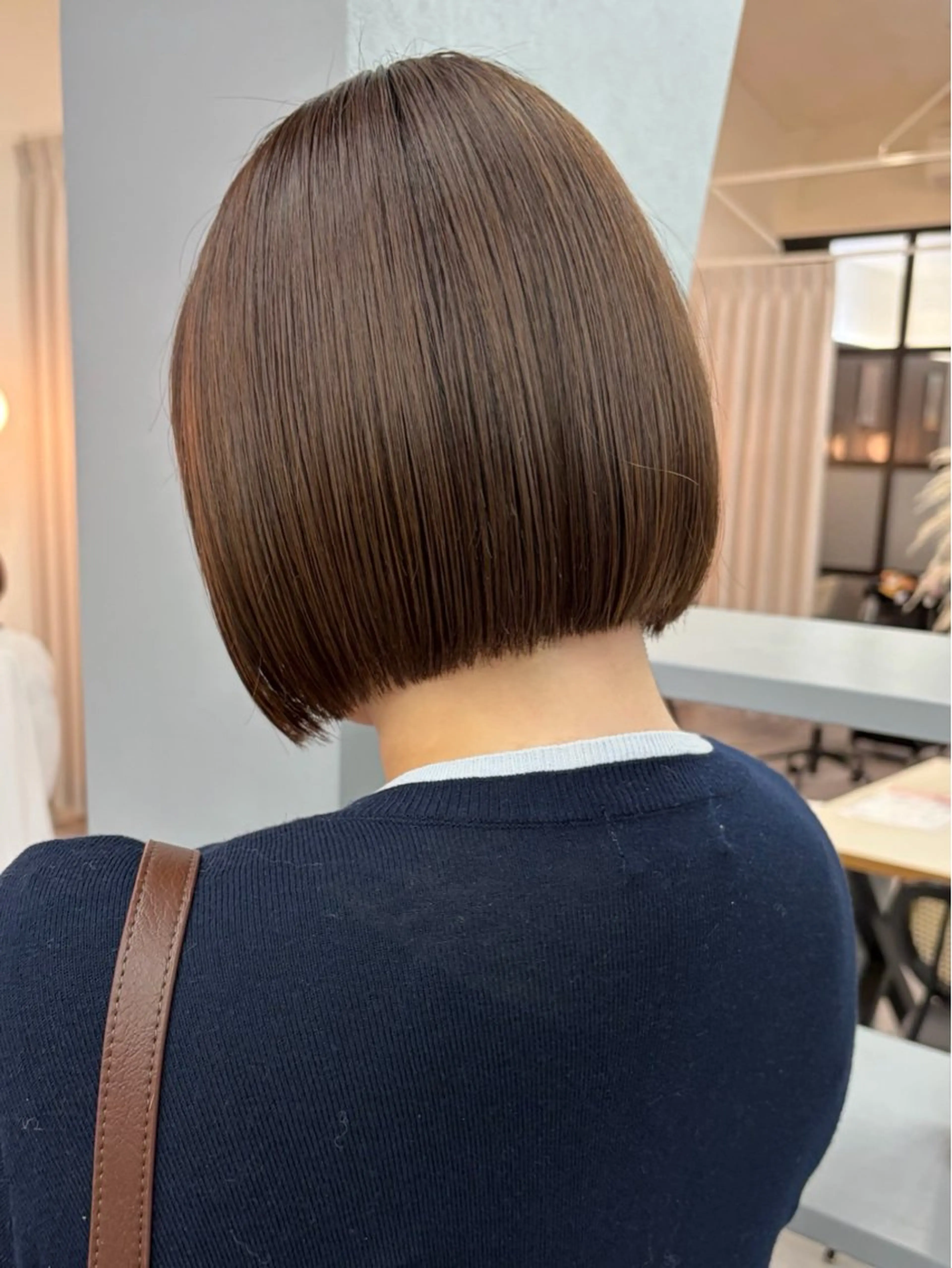 ショート ボブ カット トリートメント 恩田 遼のヘアスタイル