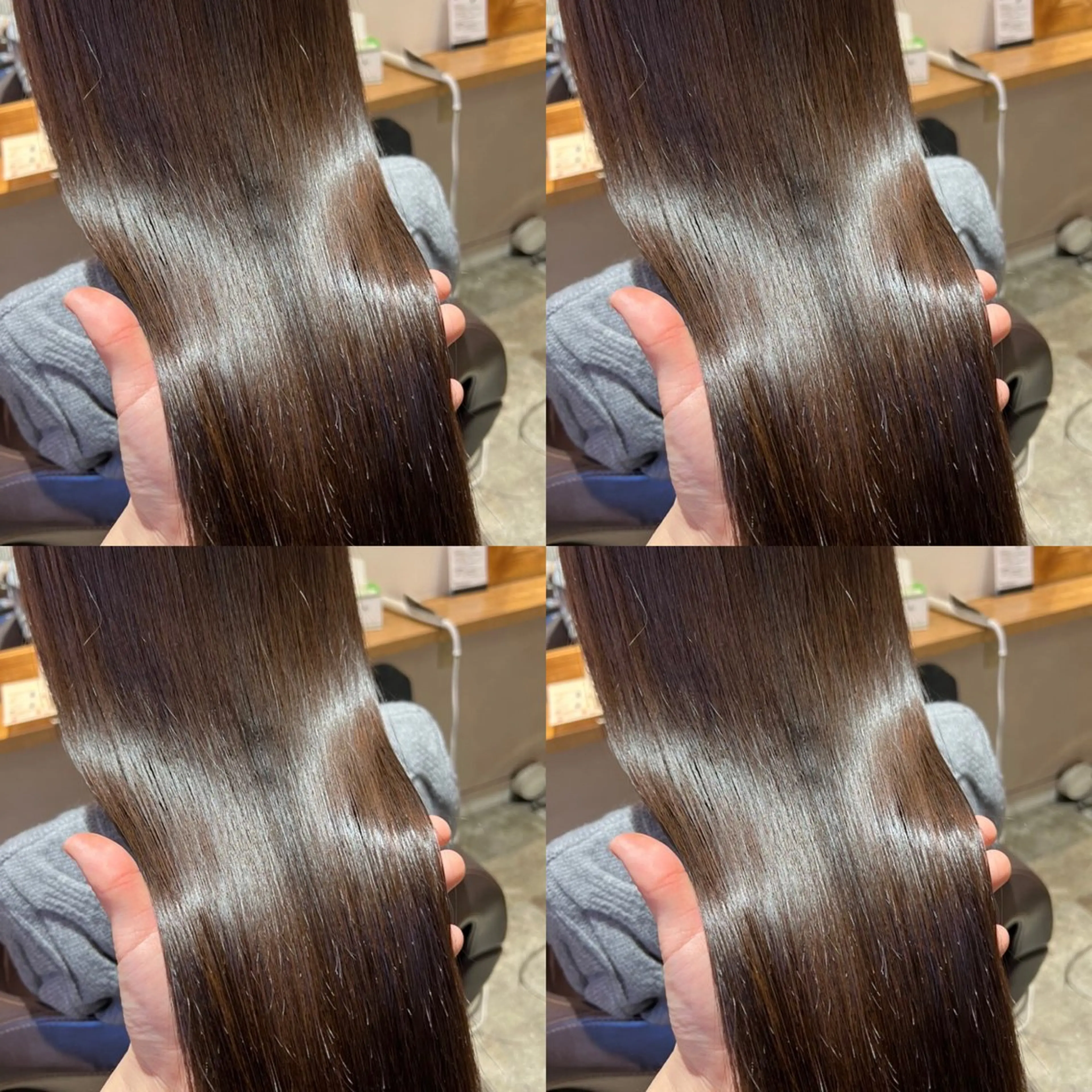 ロング カラー グレージュ 髪質改善 店長✨️韓国ヘア✖️ 髪質改善カラー／純大のヘアスタイル