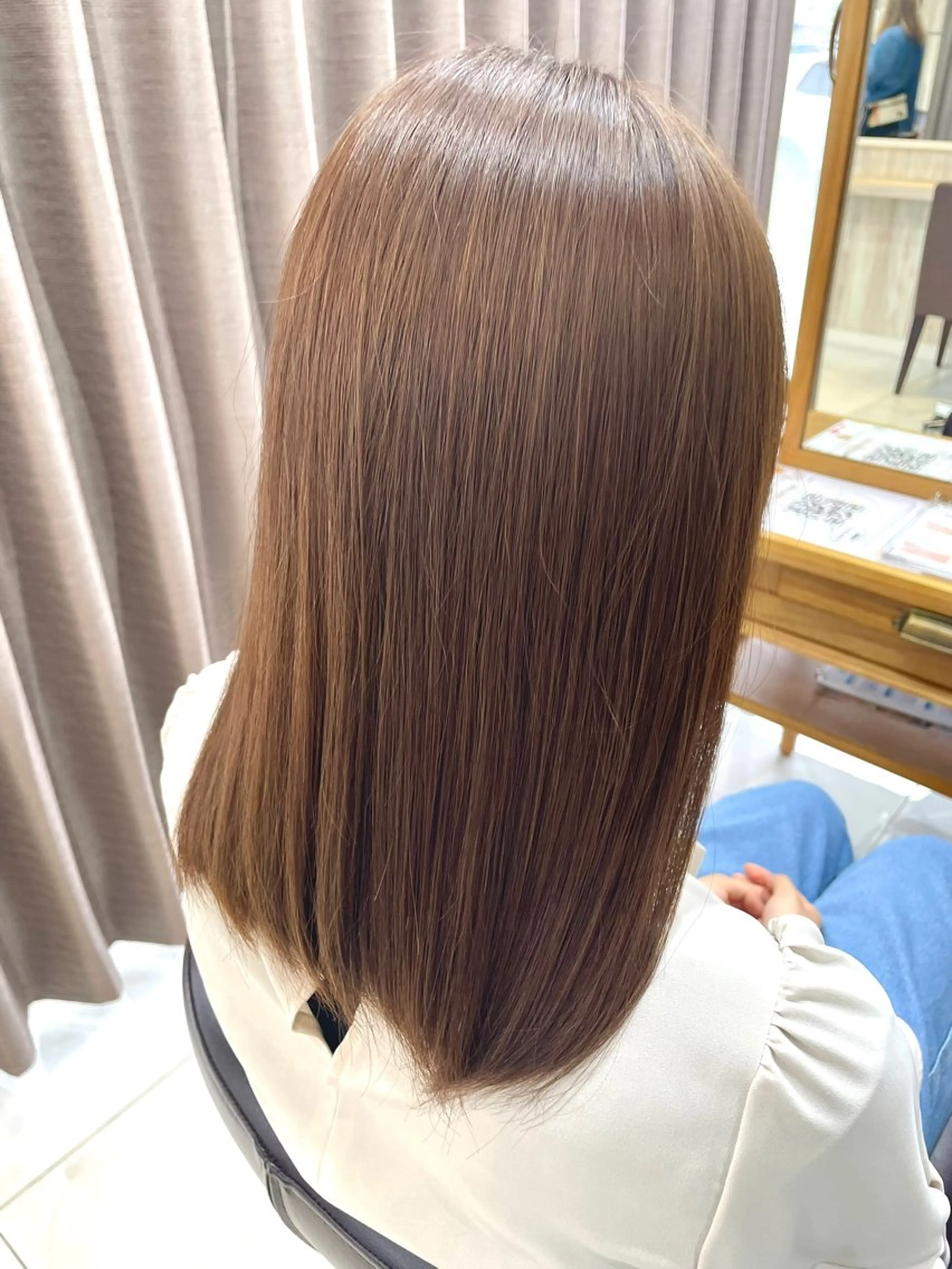 セミロング カラー ブラウンカラー GRANDEUR natsukiのヘアスタイル