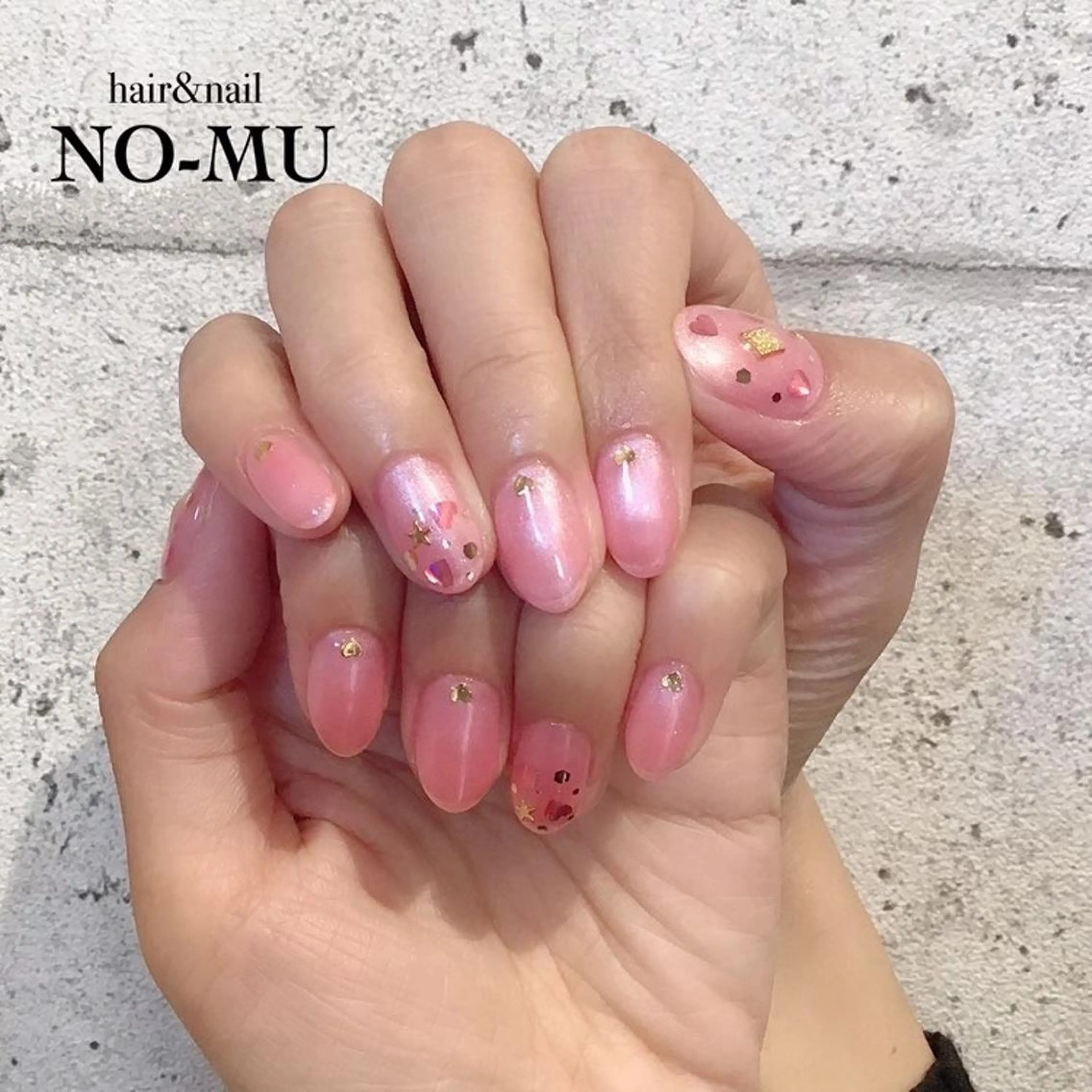 ネイル ハート hair&nail NO-MU所属・hair&nail NO-MUのネイルデザイン