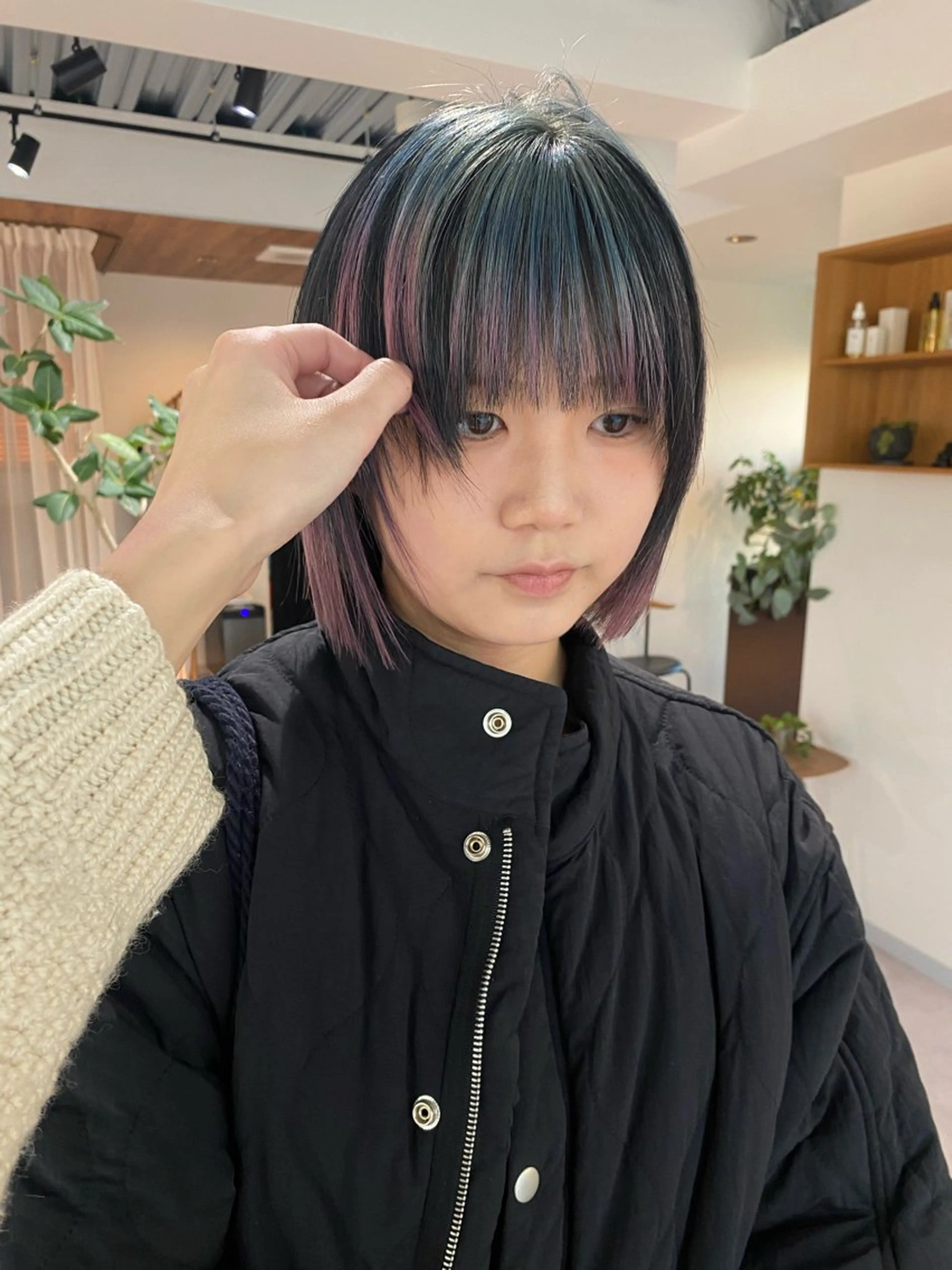 ミディアム カラー ヘアカラー トリートメント iroha/ n.w.h🎀のヘアスタイル