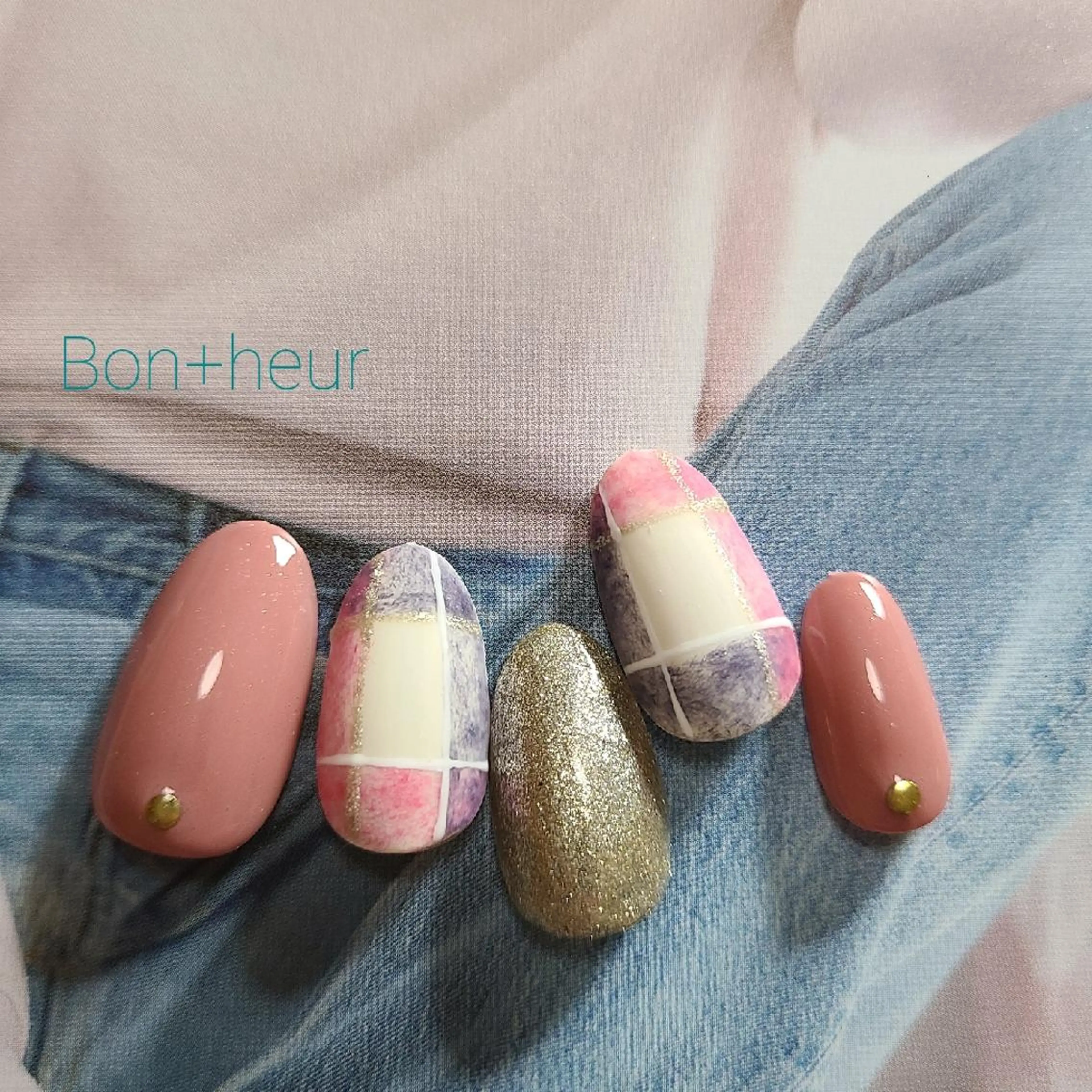 ネイル クリアネイル ジェルネイル マットネイル バレンタイン 冬ネイル ハンドネイル 宮口 紗子のネイルデザイン