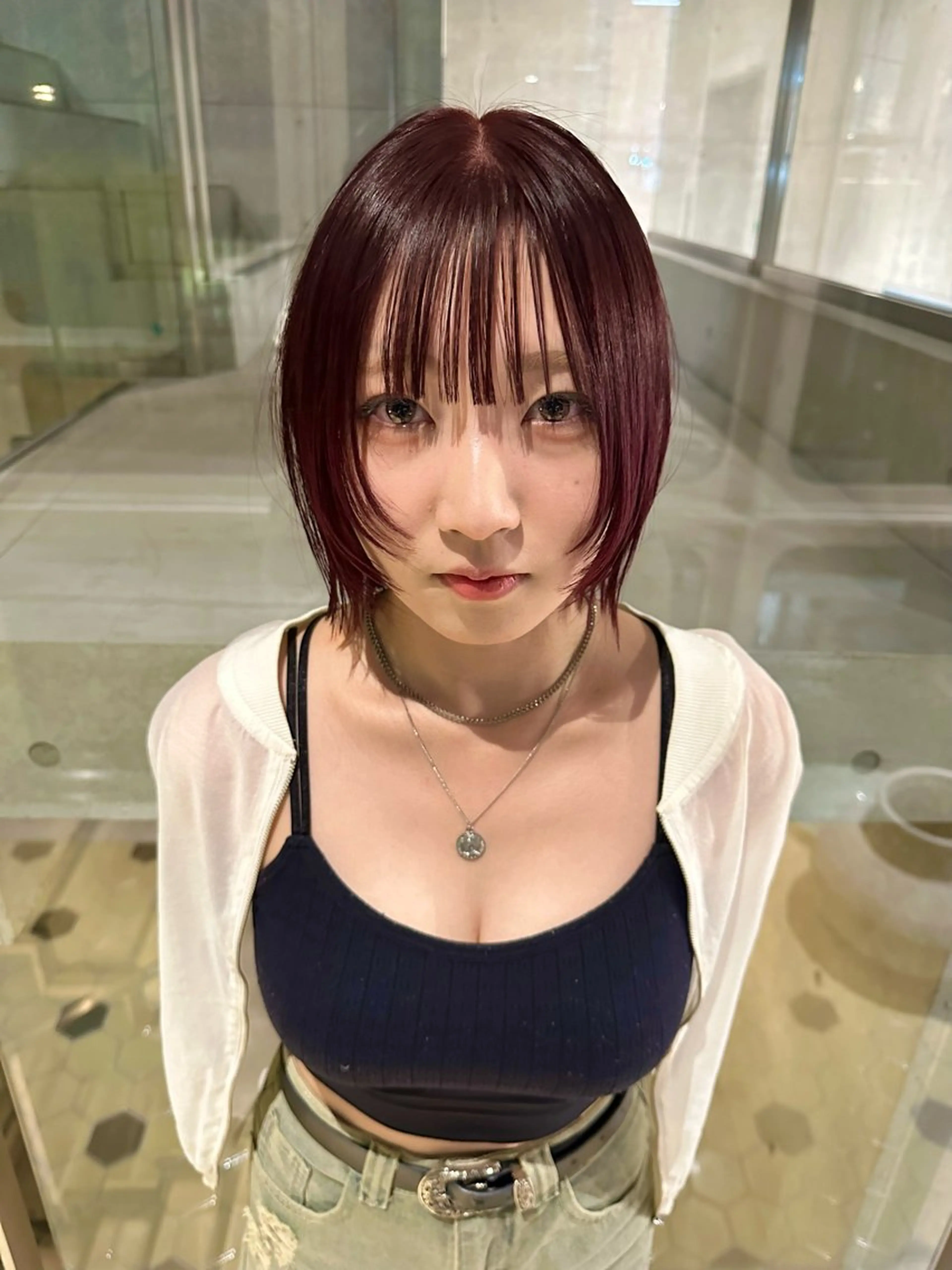 ショート カラー カット ヘアカラー トリートメント kai .のヘアスタイル